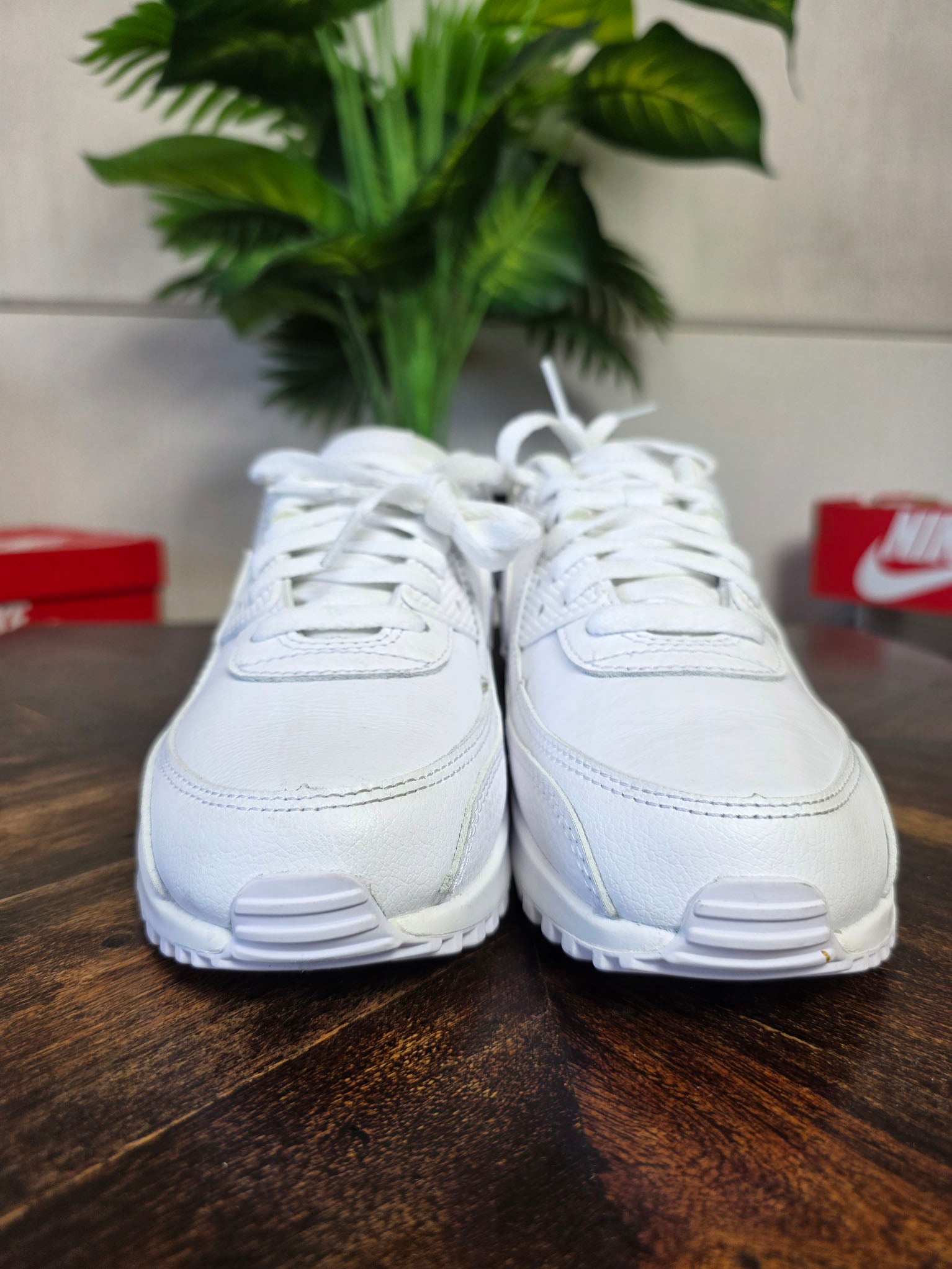 Nike Air Max 90 Triple White LTR maat 41