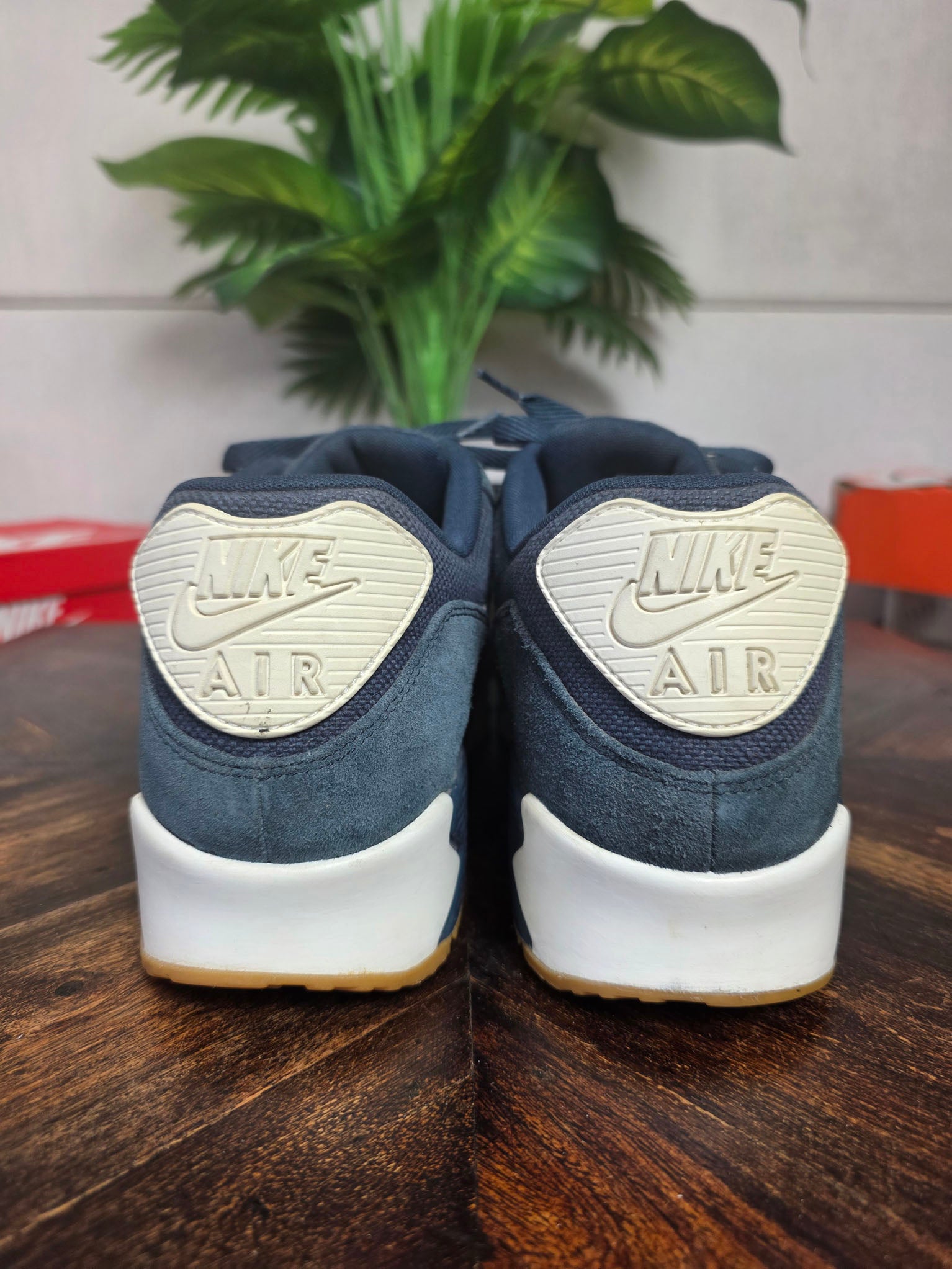 Nike Air Max 90 Premium Armory Navy Gum maat 45