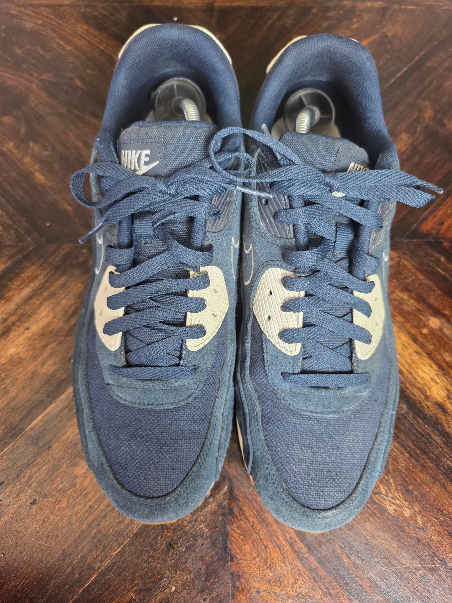 Nike Air Max 90 Premium Armory Navy Gum maat 45