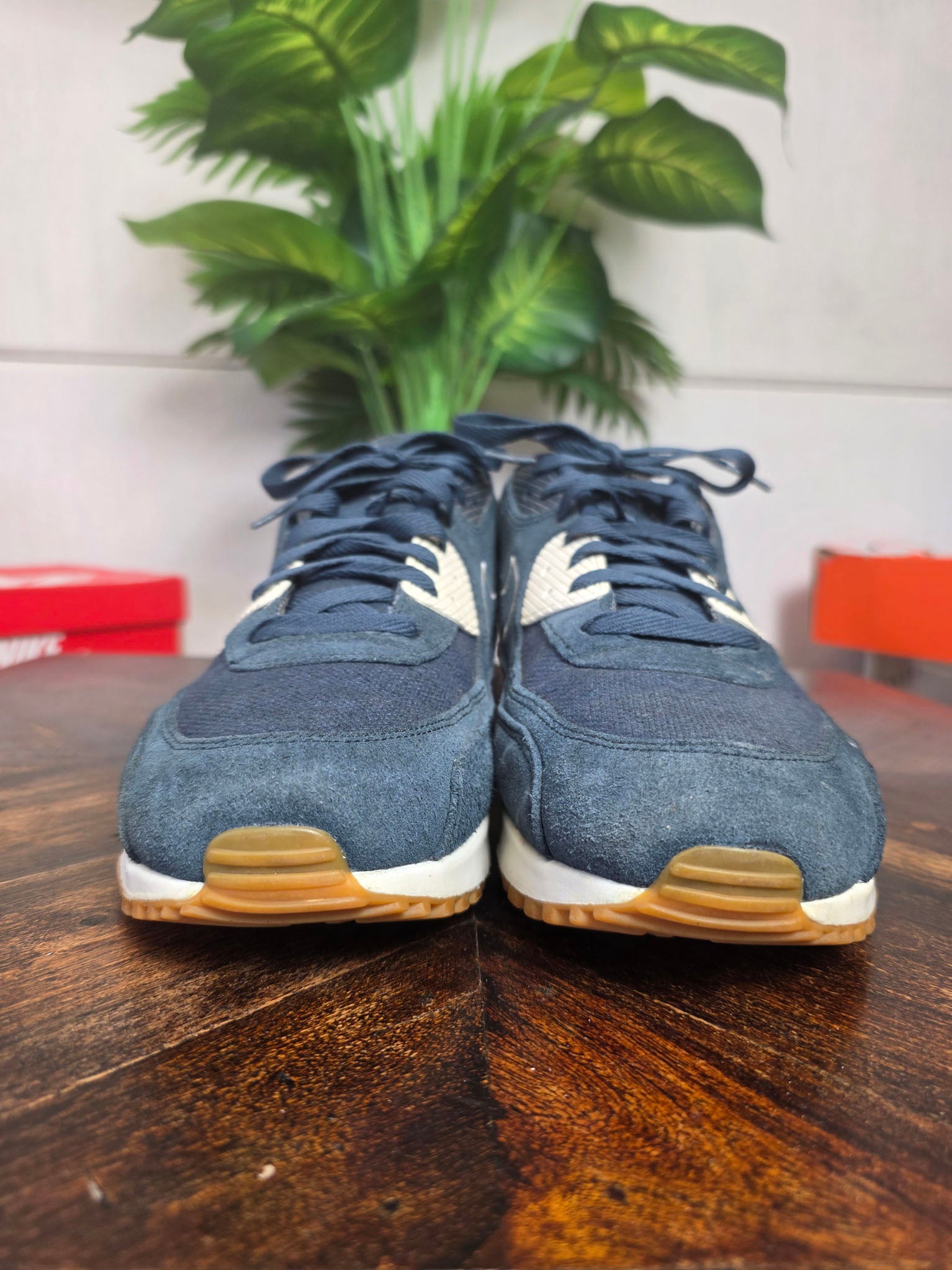Nike Air Max 90 Premium Armory Navy Gum maat 45