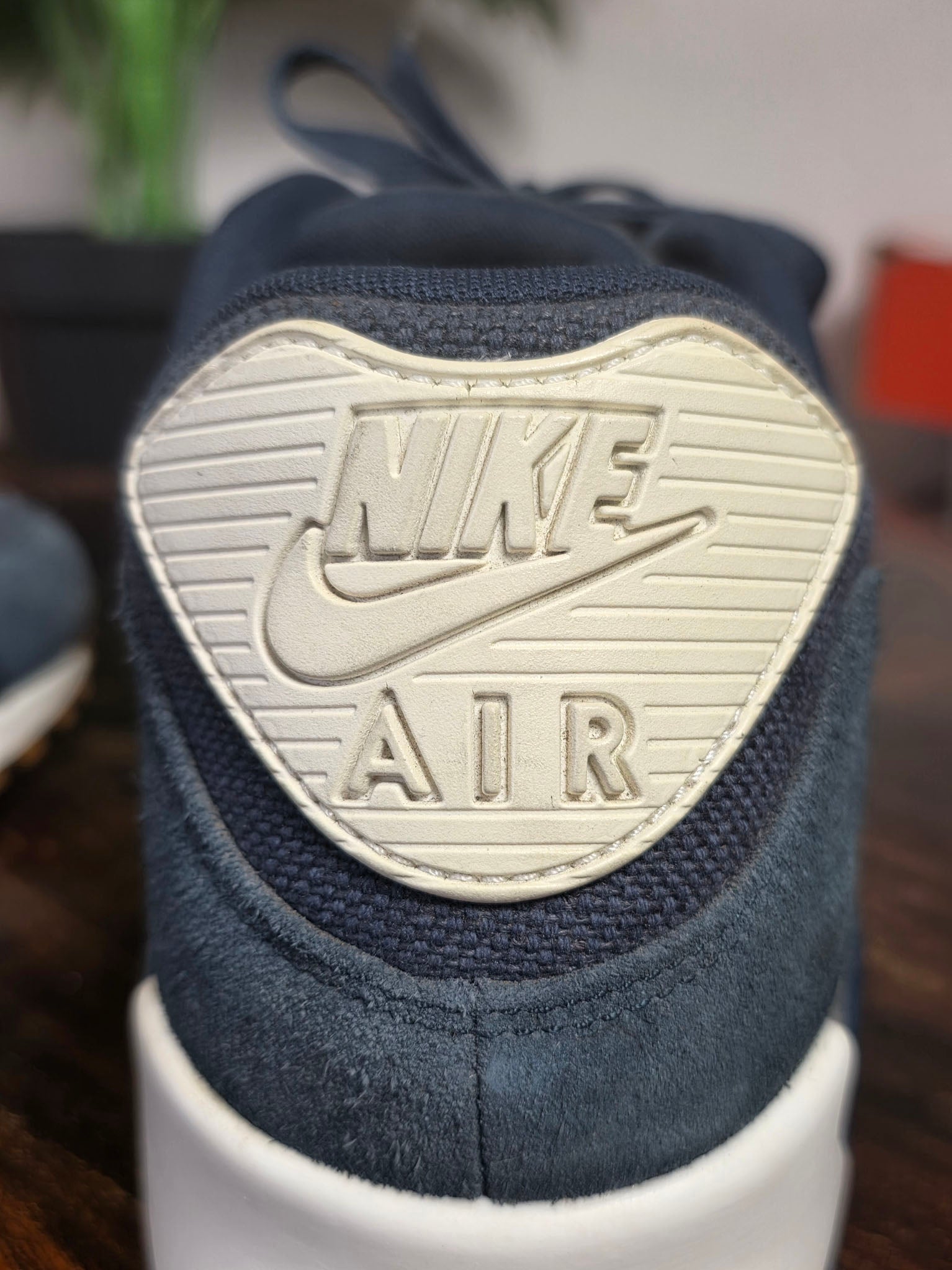 Nike Air Max 90 Premium Armory Navy Gum maat 45