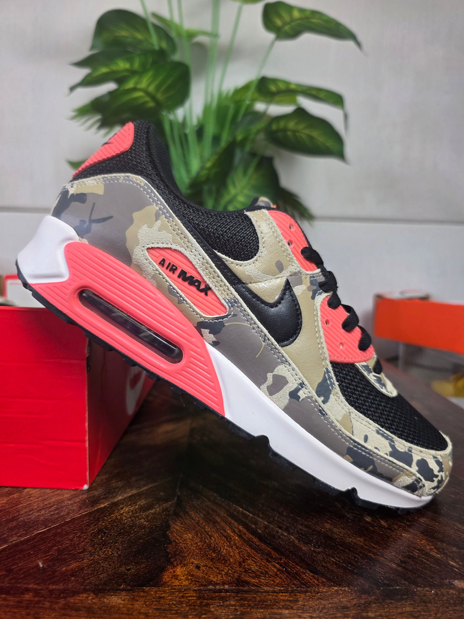 Nike Air Max 90 Camo Pack "Magic Ember" maat 47