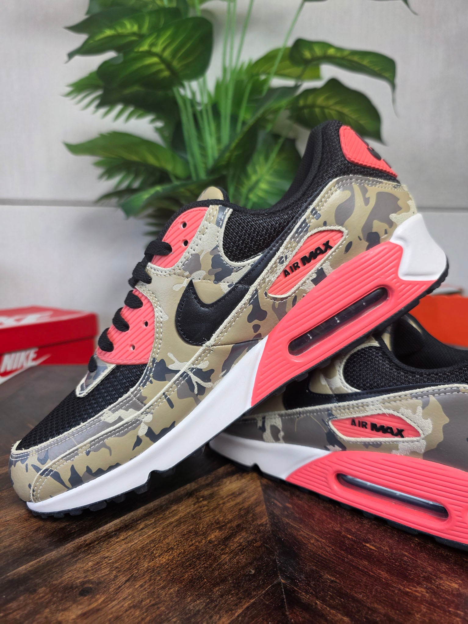 Nike Air Max 90 Camo Pack "Magic Ember" maat 47