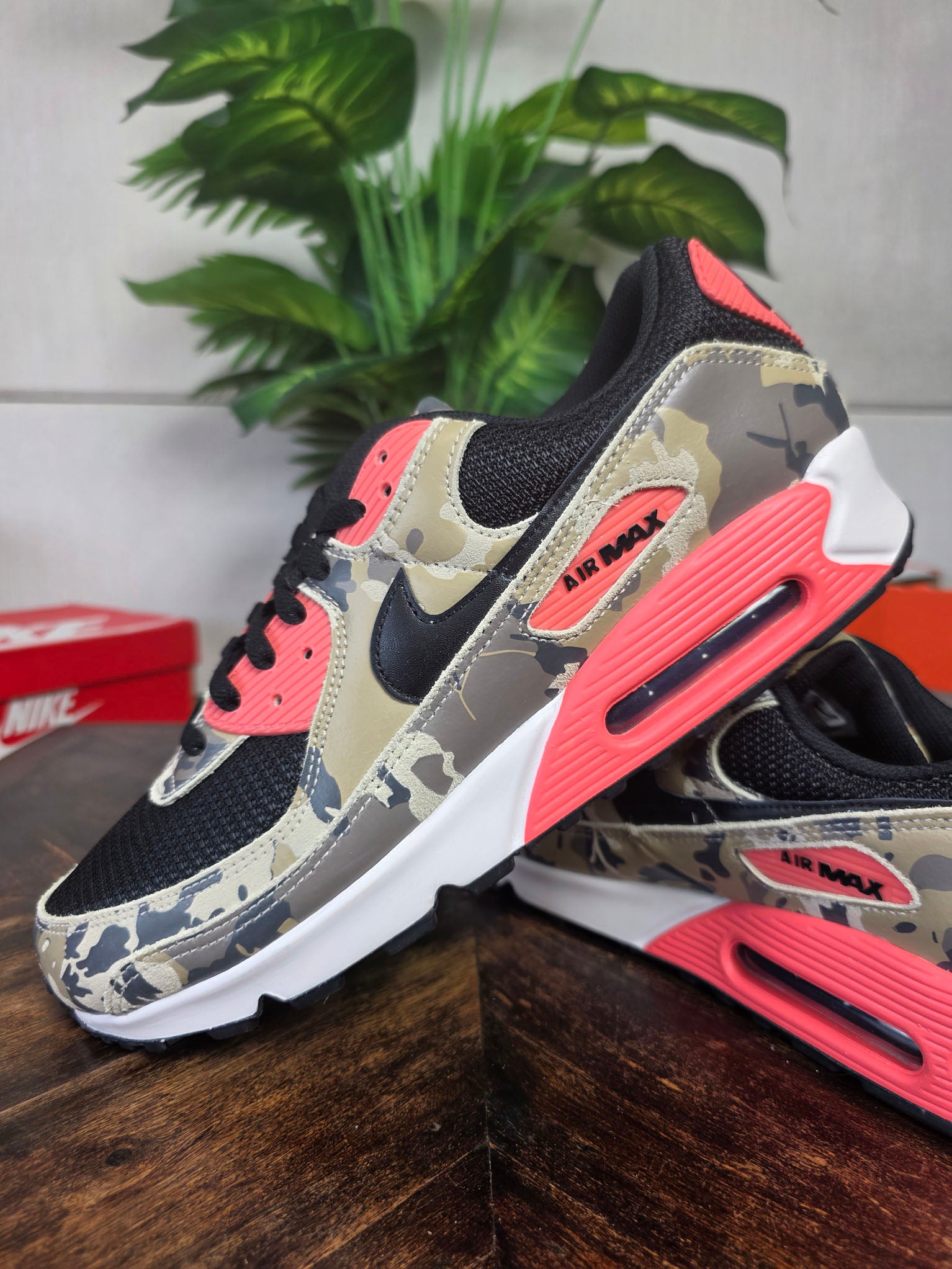 Nike Air Max 90 Camo Pack "Magic Ember" maat 47