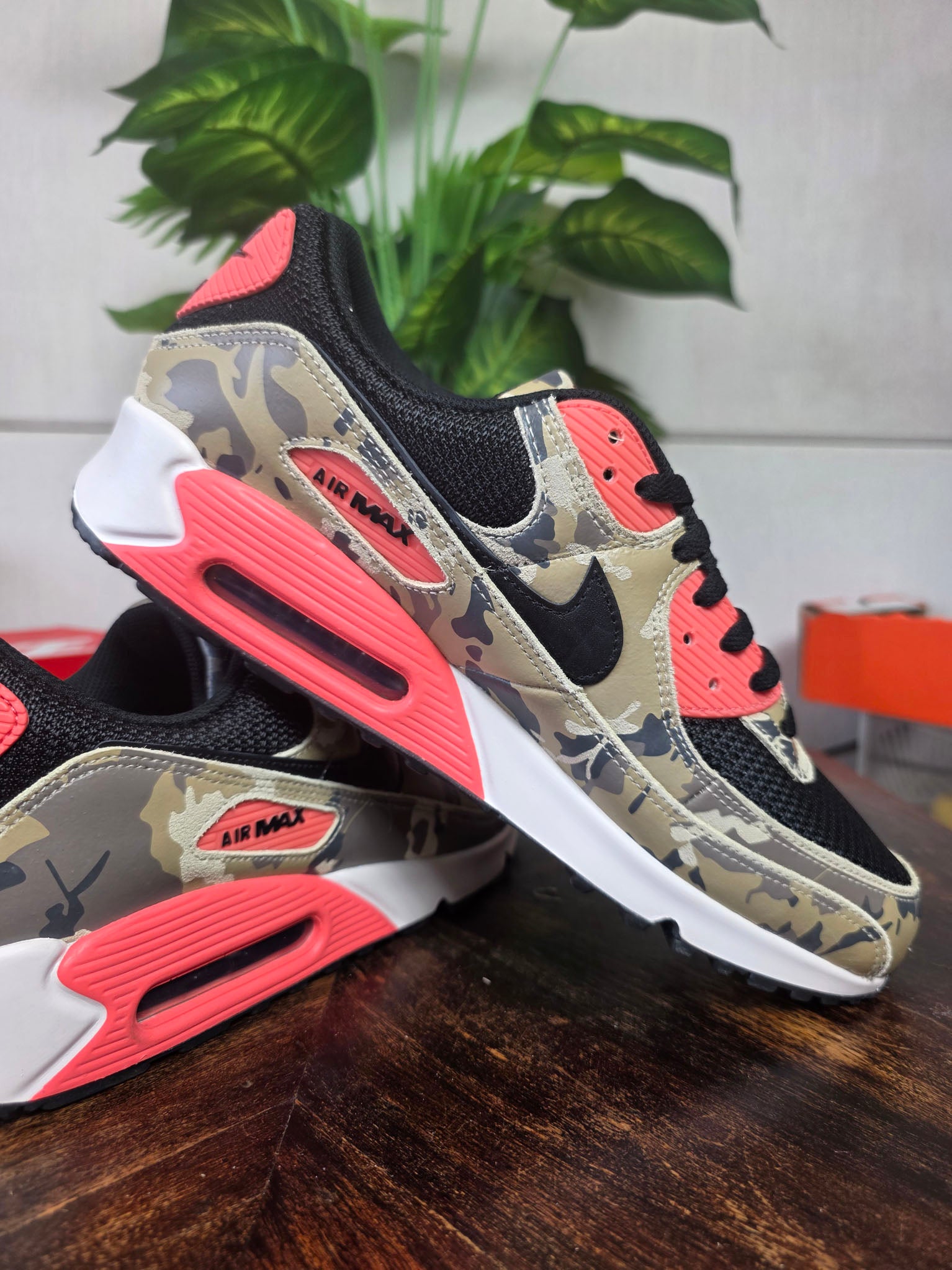 Nike Air Max 90 Camo Pack "Magic Ember" maat 47