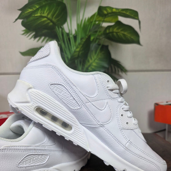 Nike Air Max 90 Triple White LTR maat 46