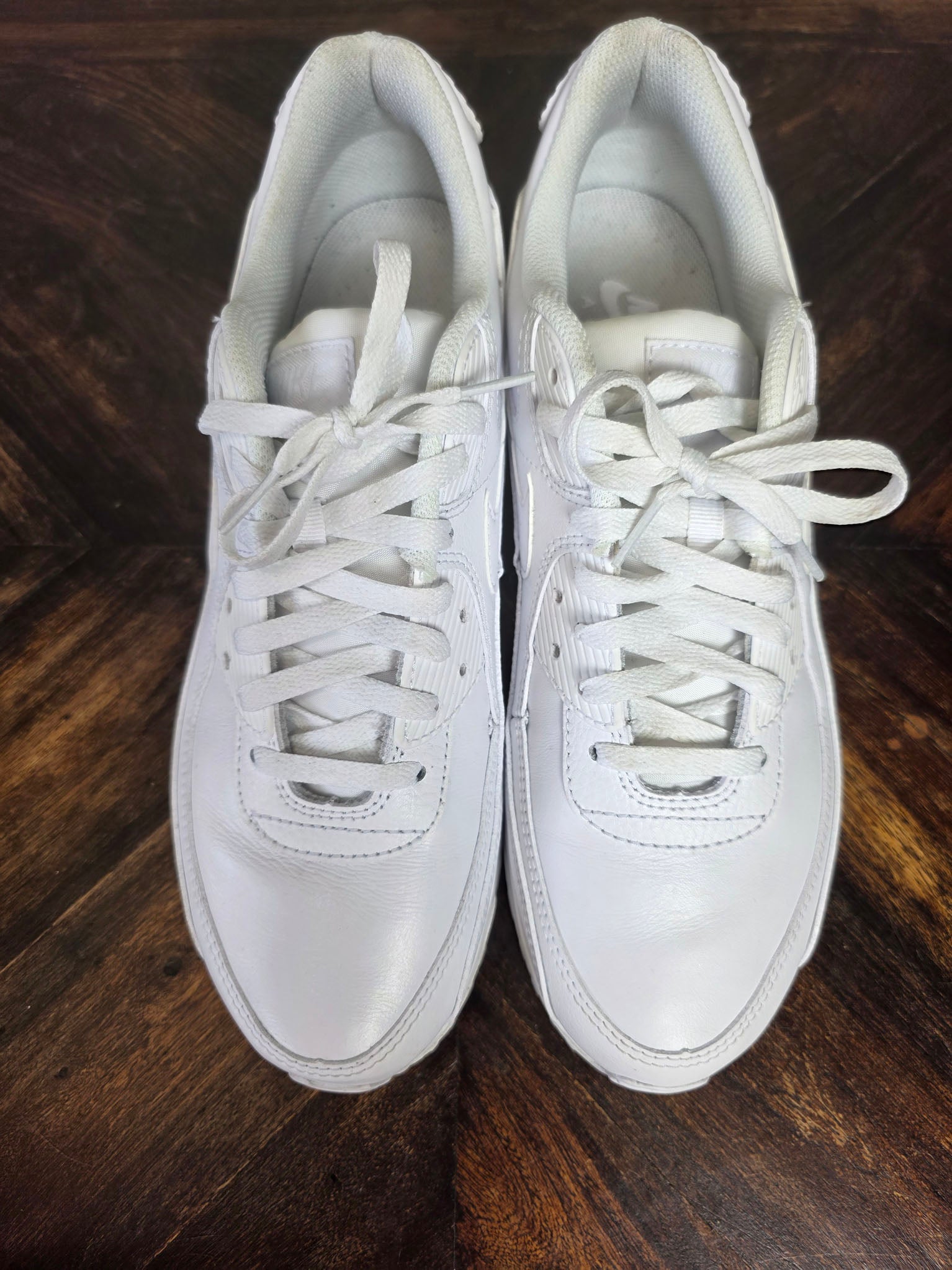 Nike Air Max 90 Triple White LTR maat 46