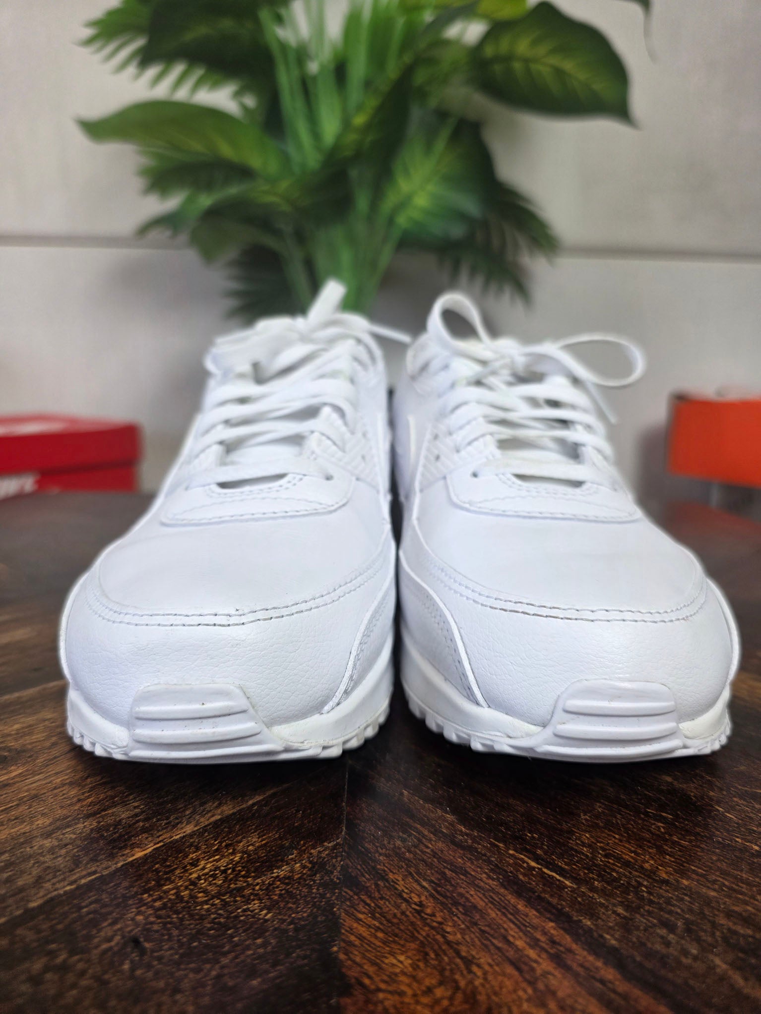 Nike Air Max 90 Triple White LTR maat 46