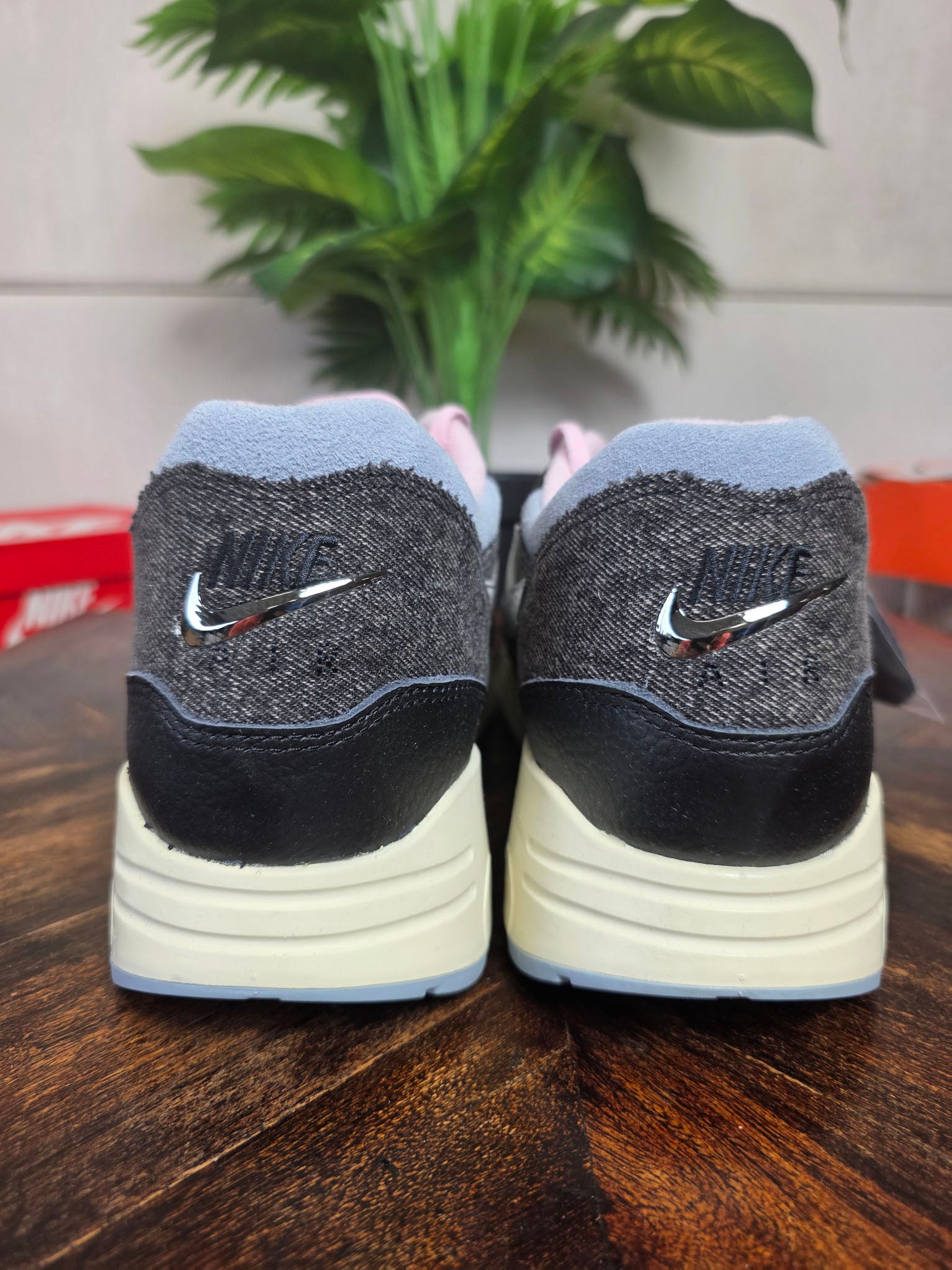 Nike Air Max 1 '86 Big Bubble Black Denim maat 49,5