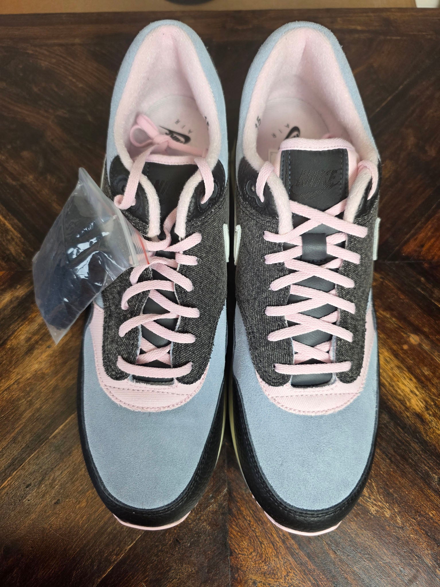 Nike Air Max 1 '86 Big Bubble Black Denim maat 49,5