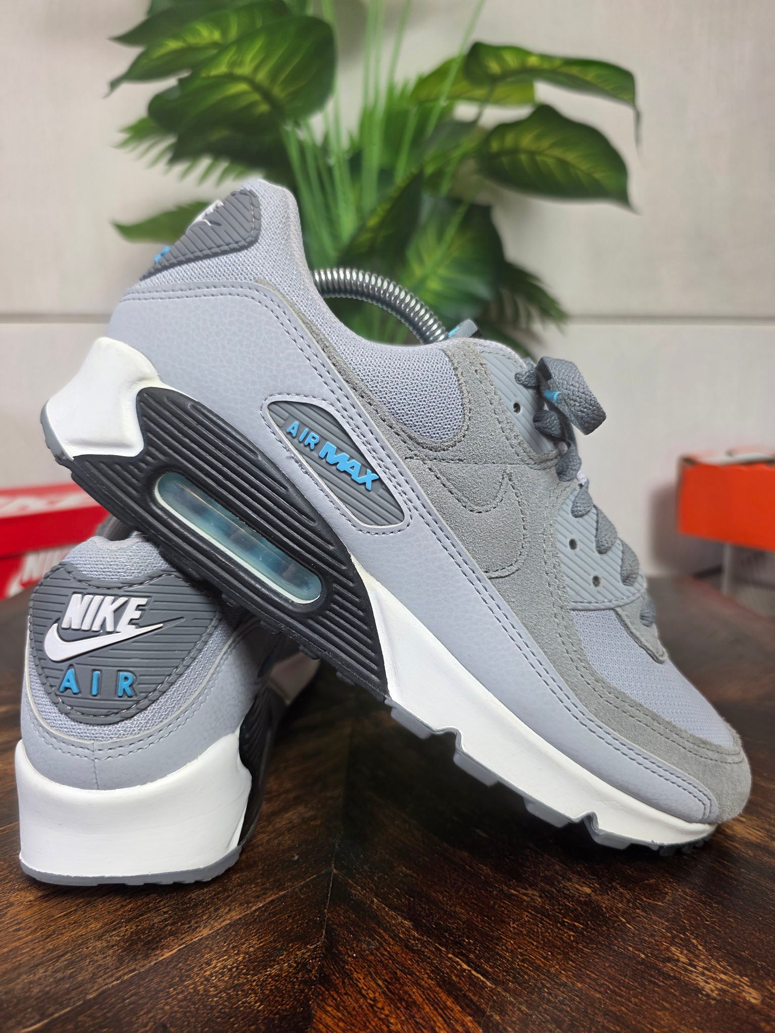 Nike Air Max 90 Grey Blue maat 44