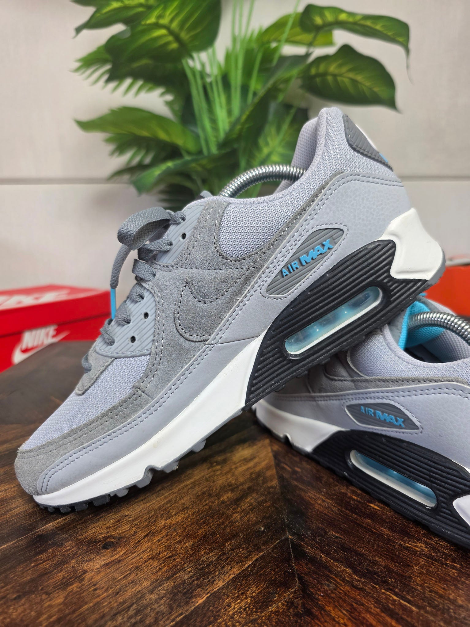 Nike Air Max 90 Grey Blue maat 44