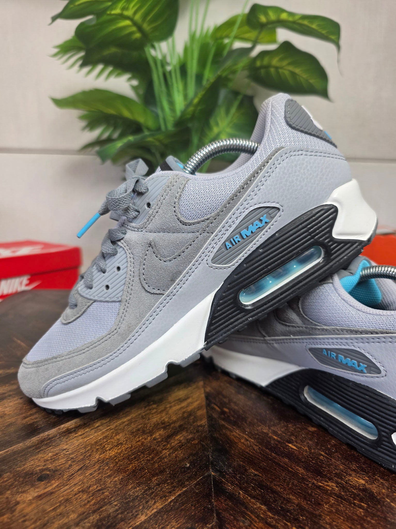 Nike Air Max 90 Grey Blue maat 44