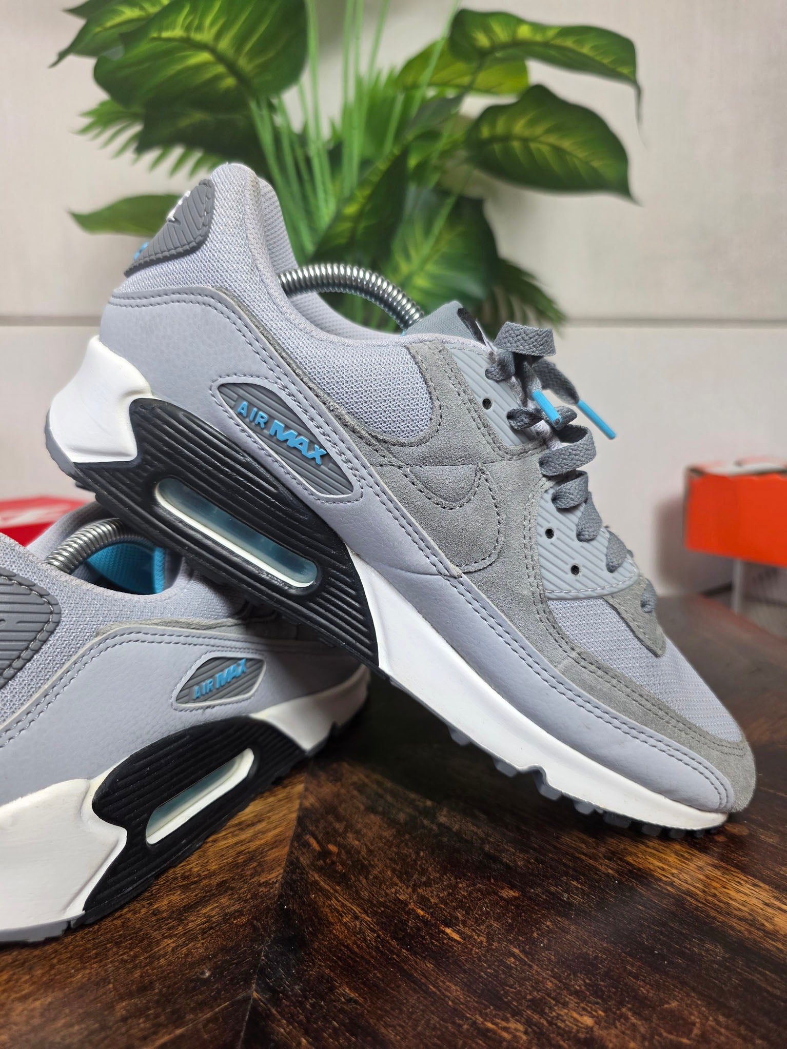Nike Air Max 90 Grey Blue maat 44
