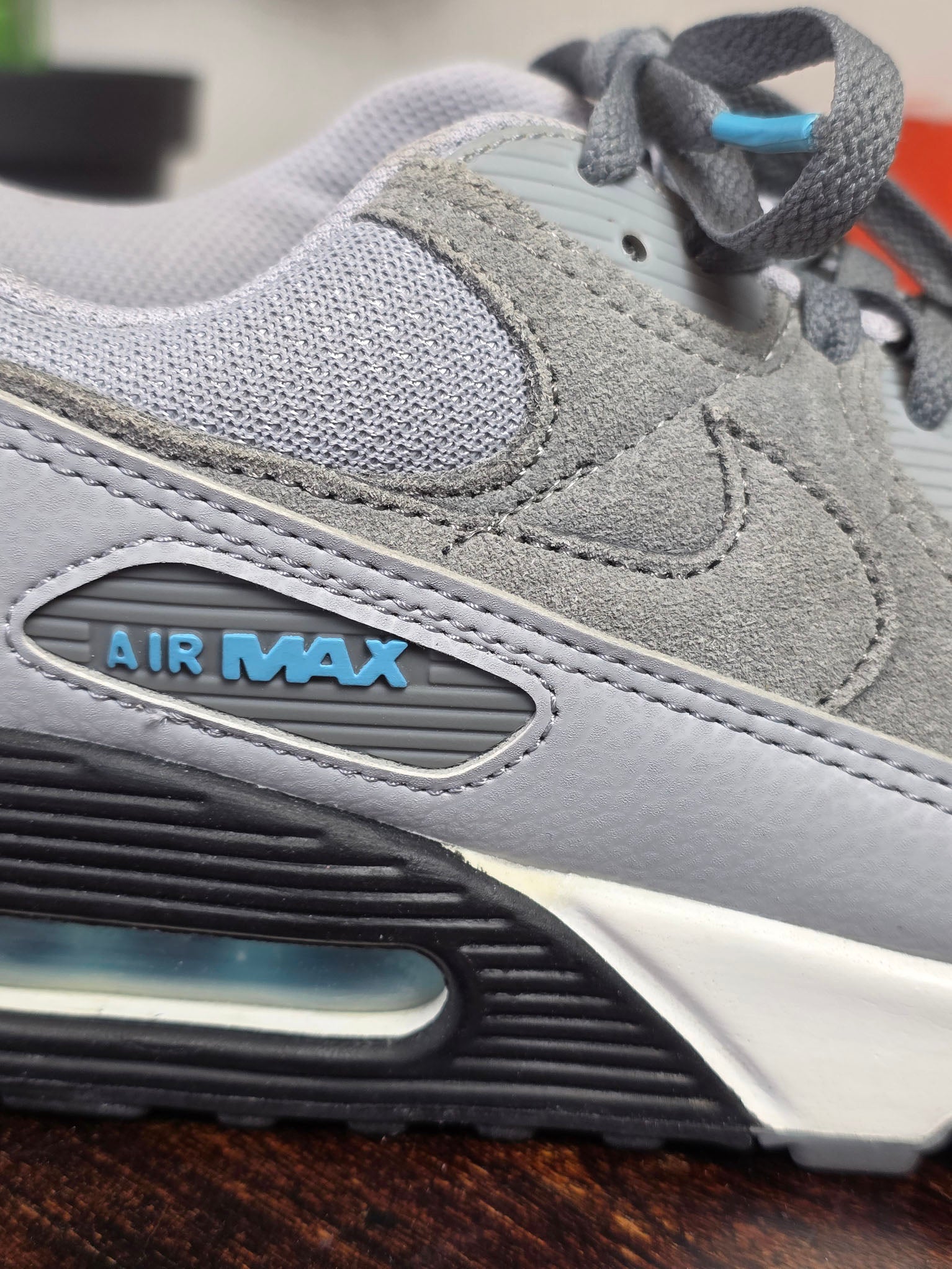 Nike Air Max 90 Grey Blue maat 44