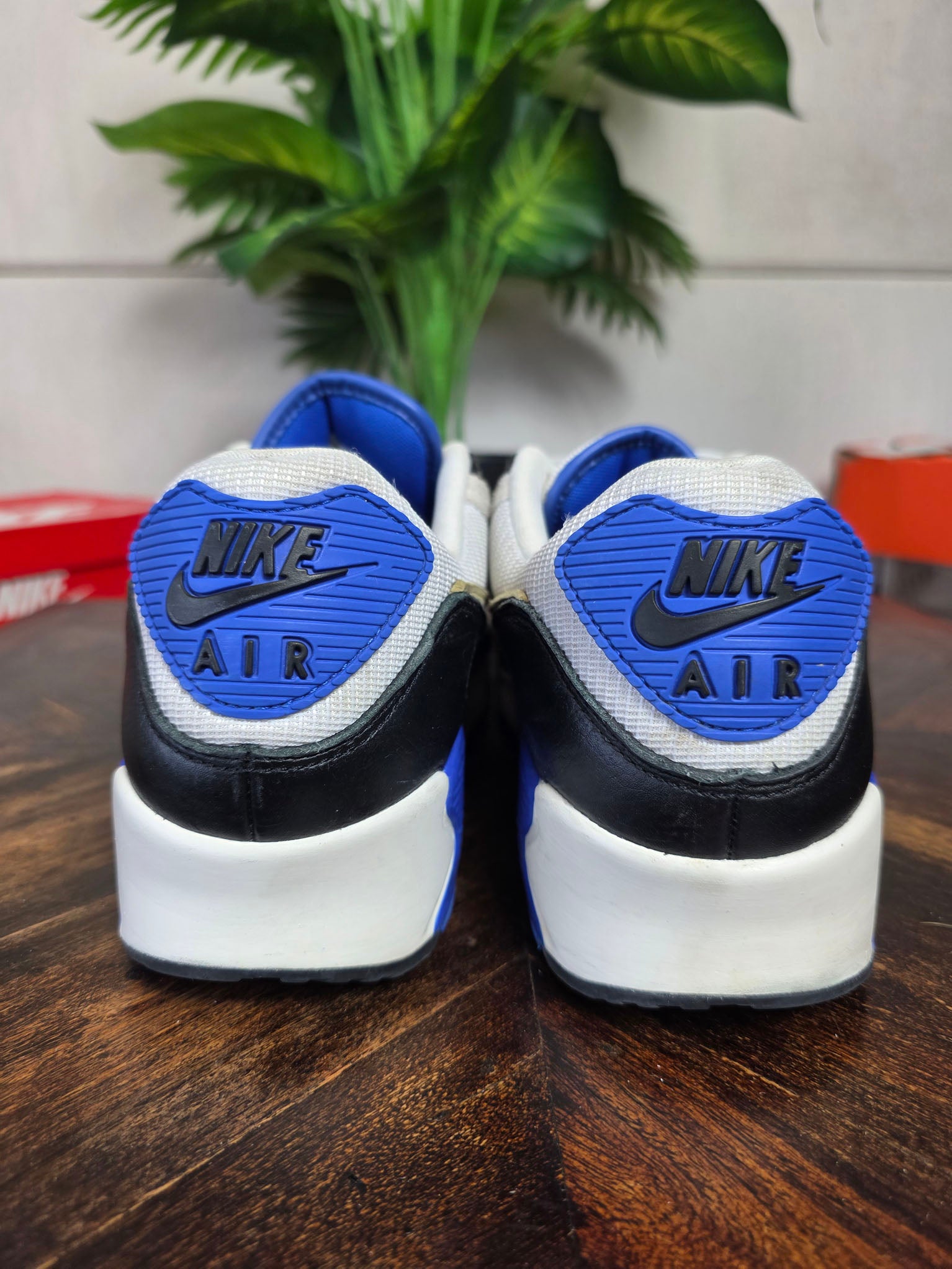 Nike Air Max 90 Khaki Racer Blue maat 47