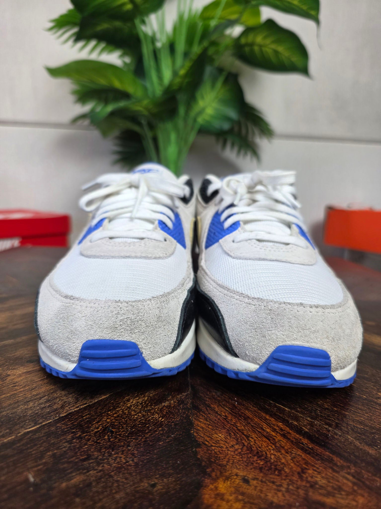 Nike Air Max 90 Khaki Racer Blue maat 47