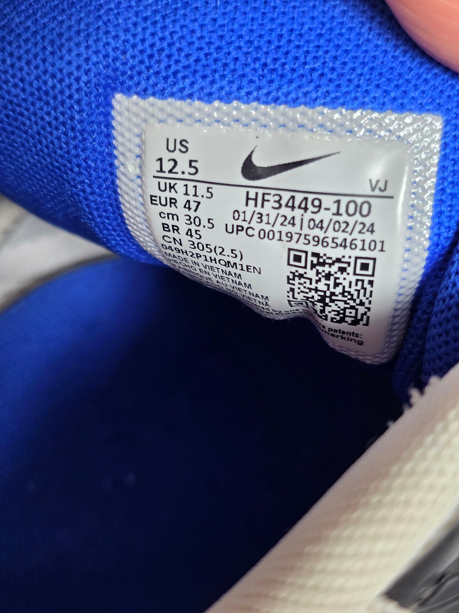 Nike Air Max 90 Khaki Racer Blue maat 47