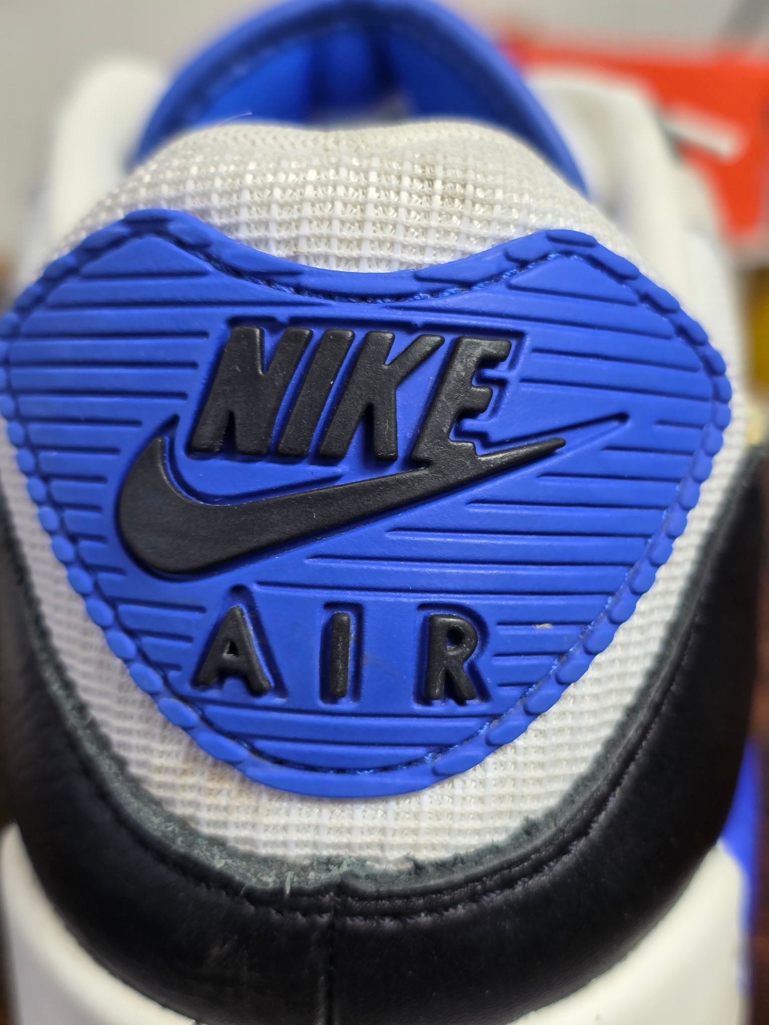 Nike Air Max 90 Khaki Racer Blue maat 47