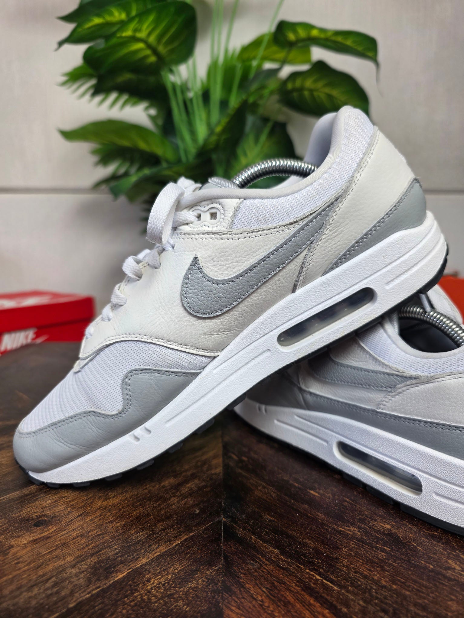 Nike Air Max 1 Grey White maat 44,5