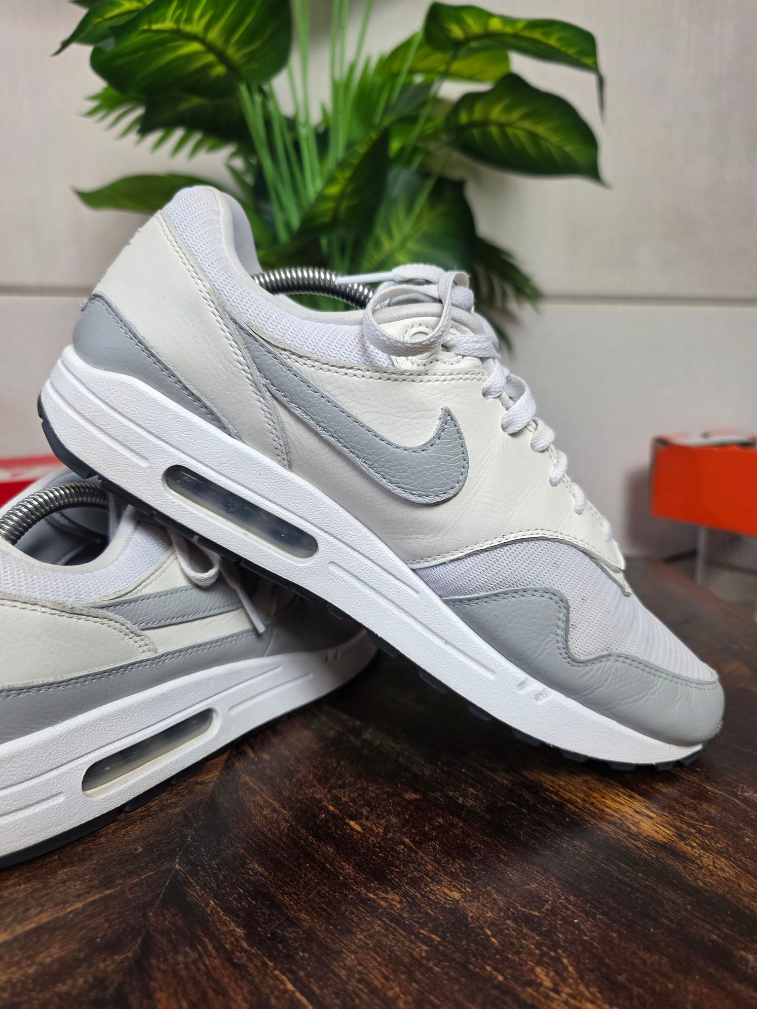 Nike Air Max 1 Grey White maat 44,5