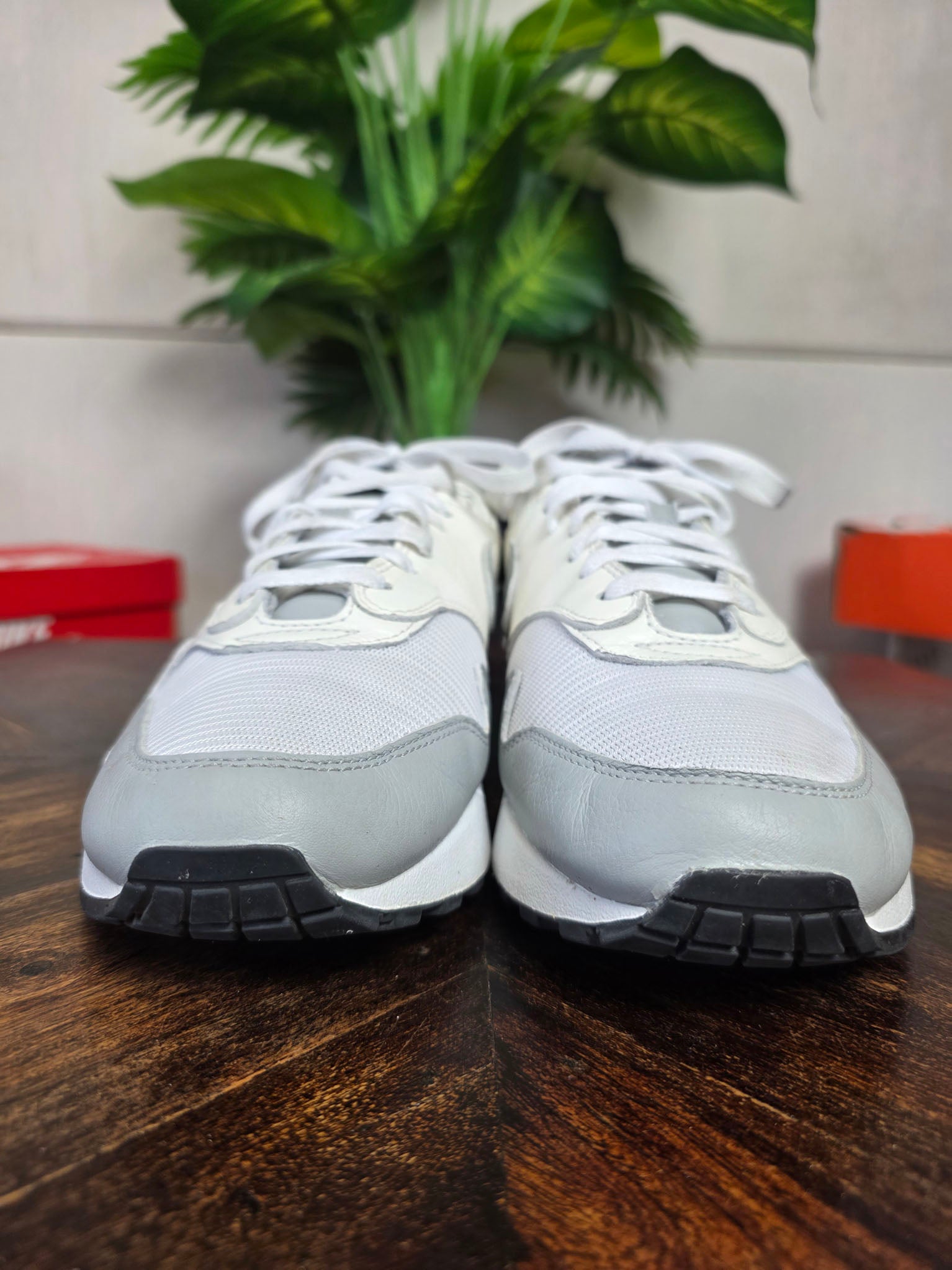 Nike Air Max 1 Grey White maat 44,5