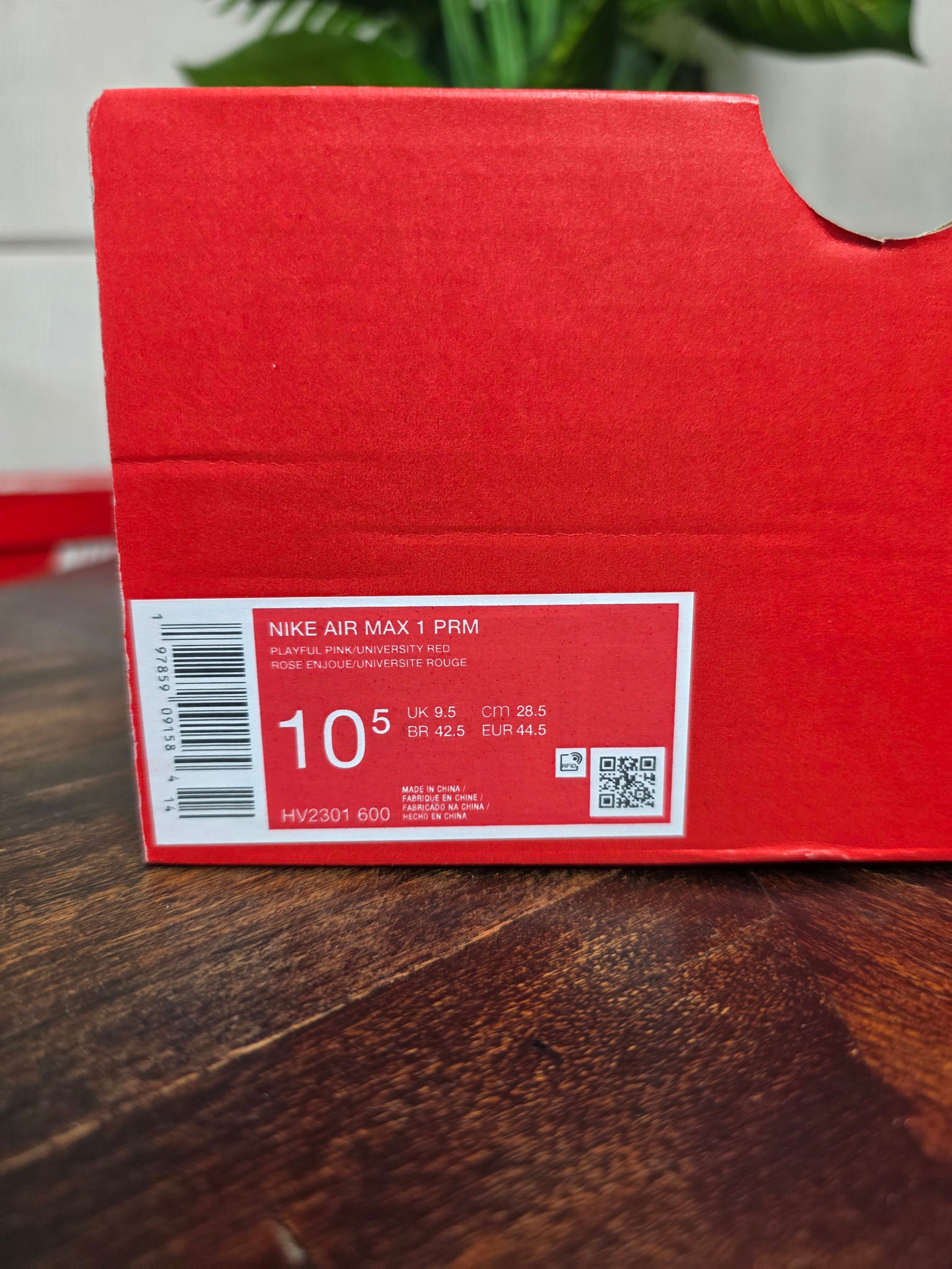 Nike Air Max 1 Valentine's Day Playful Pink maat 44,5