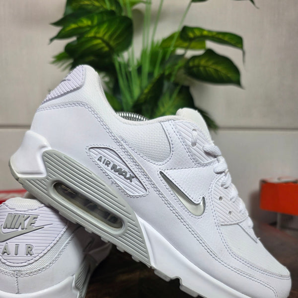 Nike Air Max 90 Jewel White maat 45