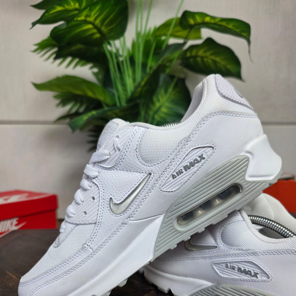 Nike Air Max 90 Jewel White maat 45