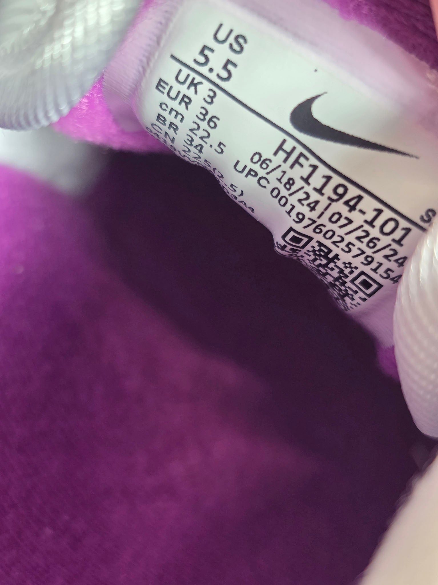 Nike Air Max 1 Bold Berry maat 36