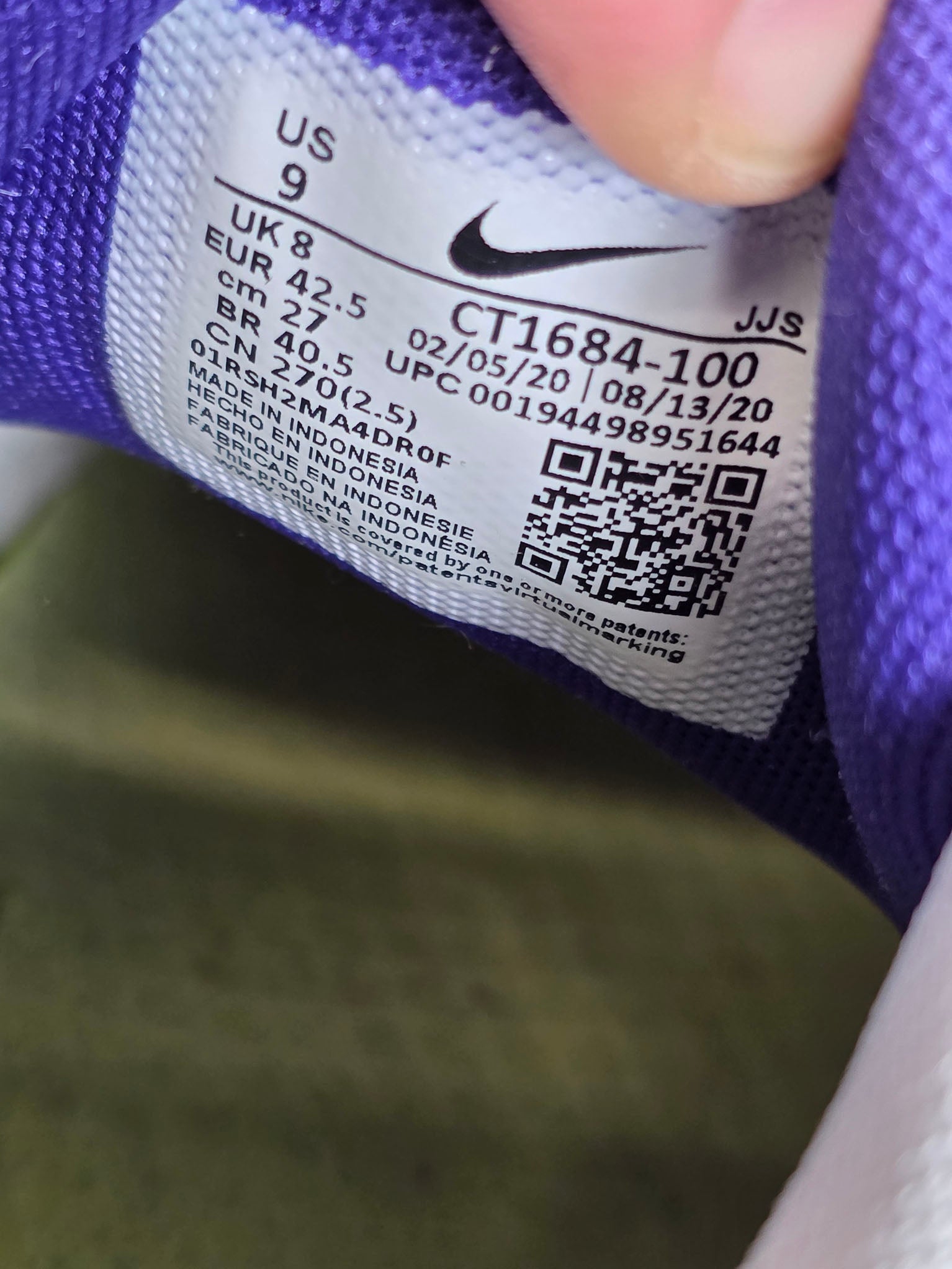 Nike Air Max 90 Jacquard Court Purple maat 42,5