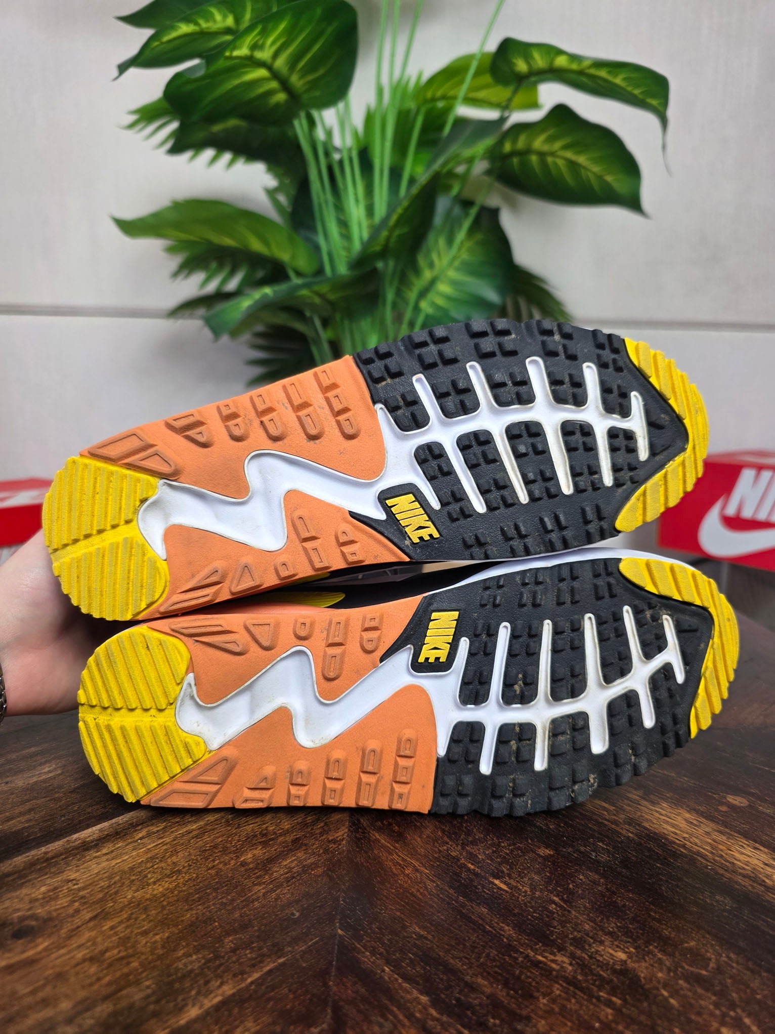 Nike Air Max 90 Golf Smoke Grey Black Orange maat 40