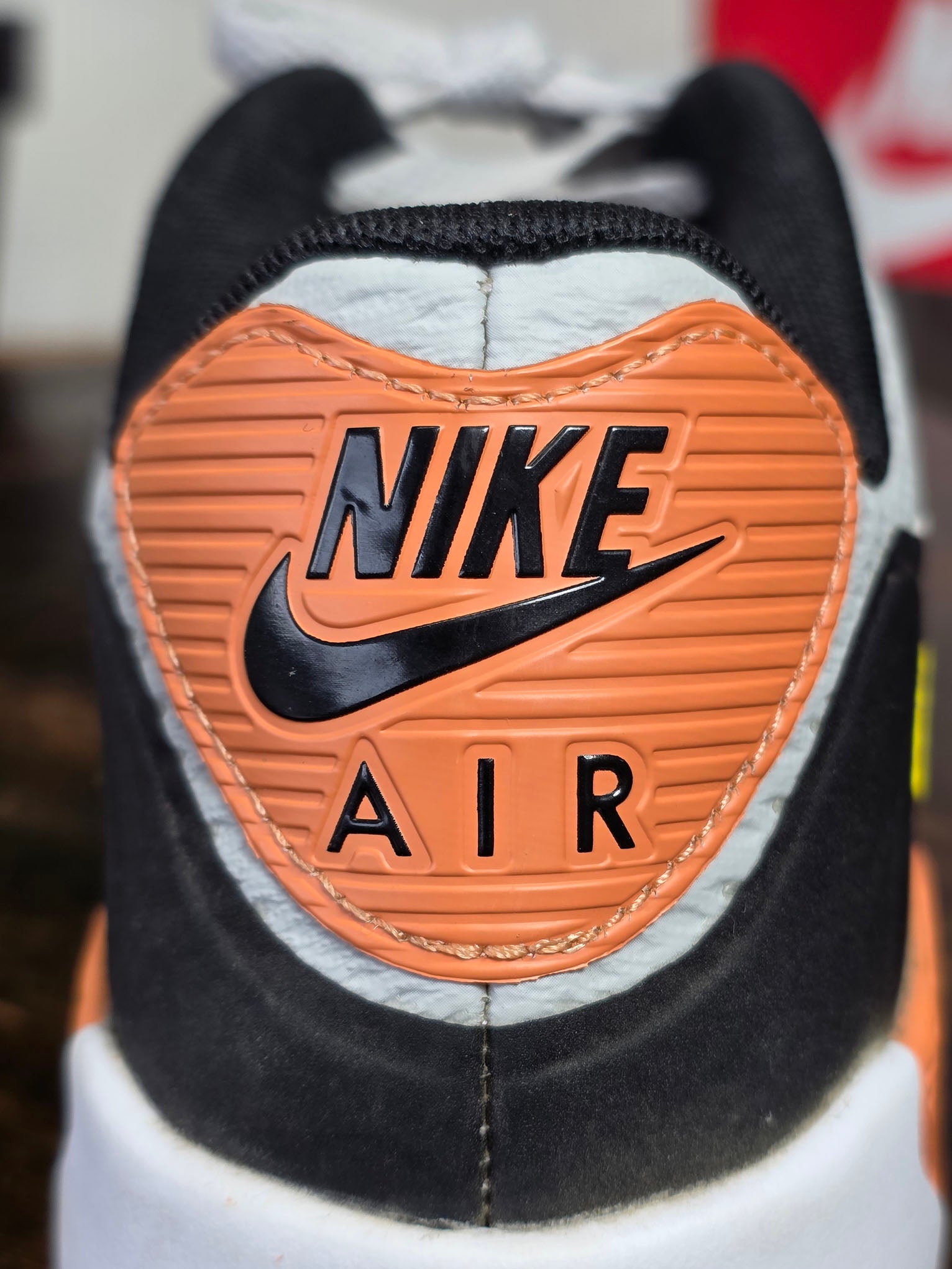 Nike Air Max 90 Golf Smoke Grey Black Orange maat 40