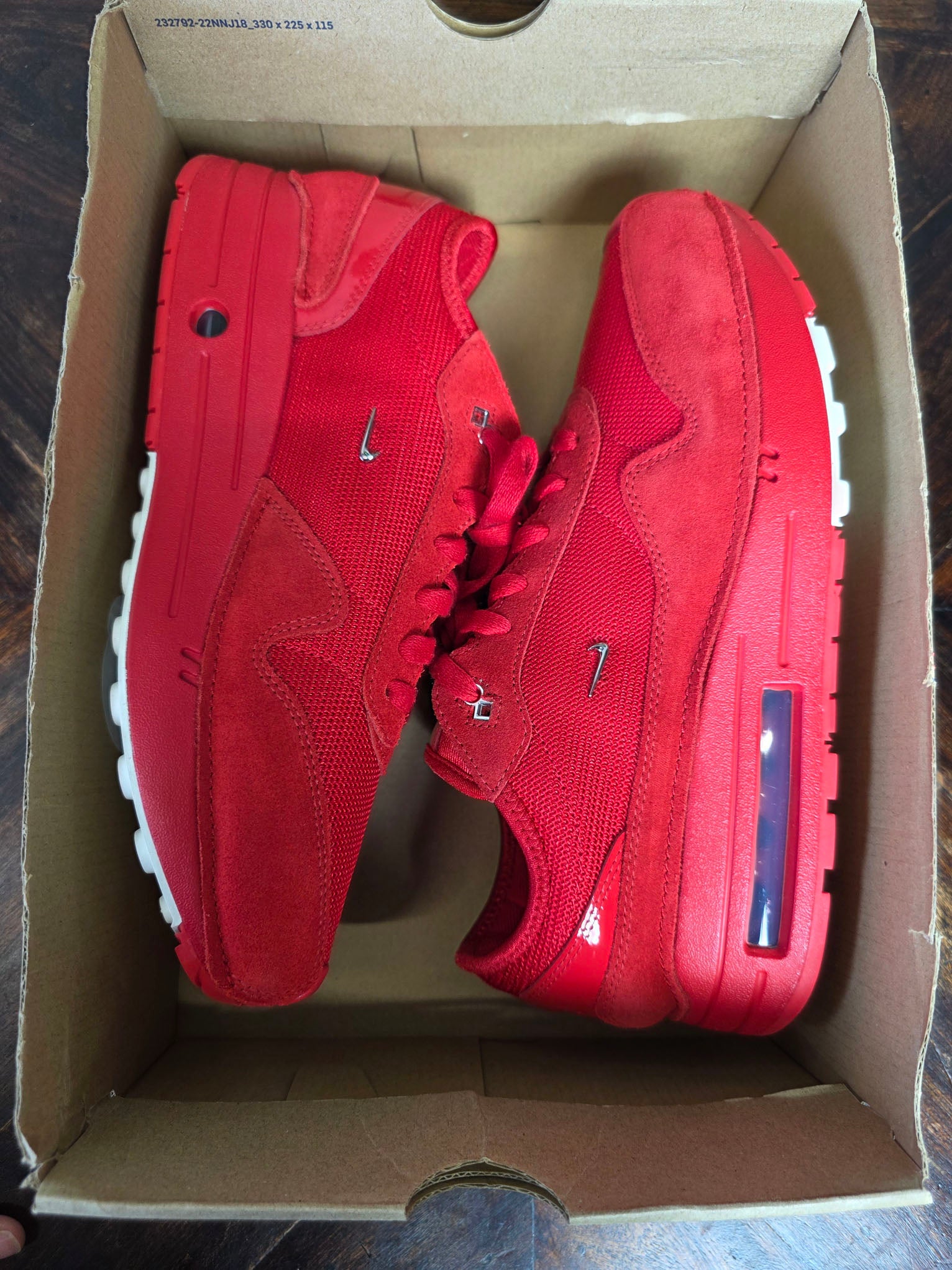Nike Air Max 1 '86 Jacquemus Mystic Red maat 43
