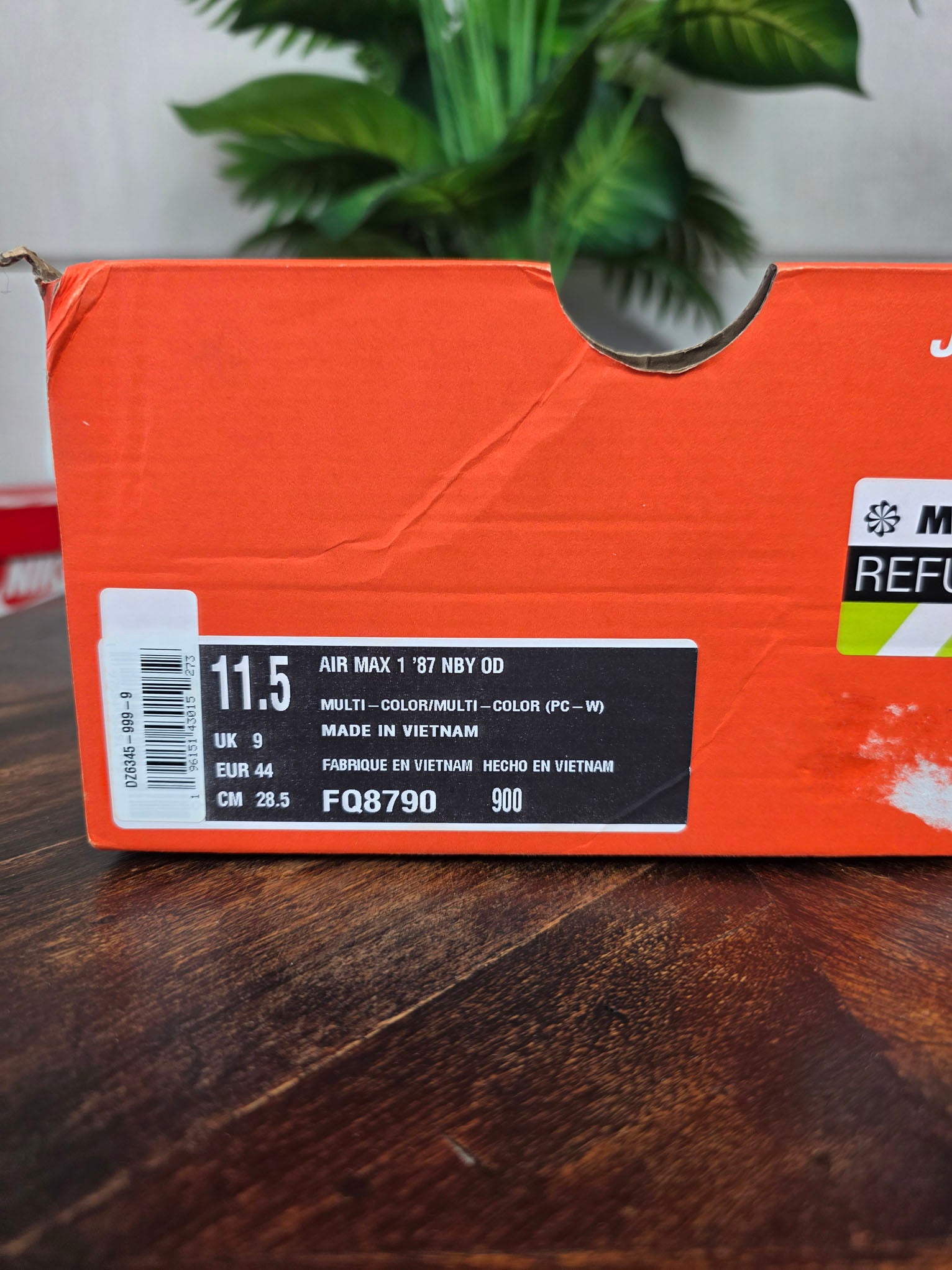 Nike Air Max 1 Bred Libra maat 44