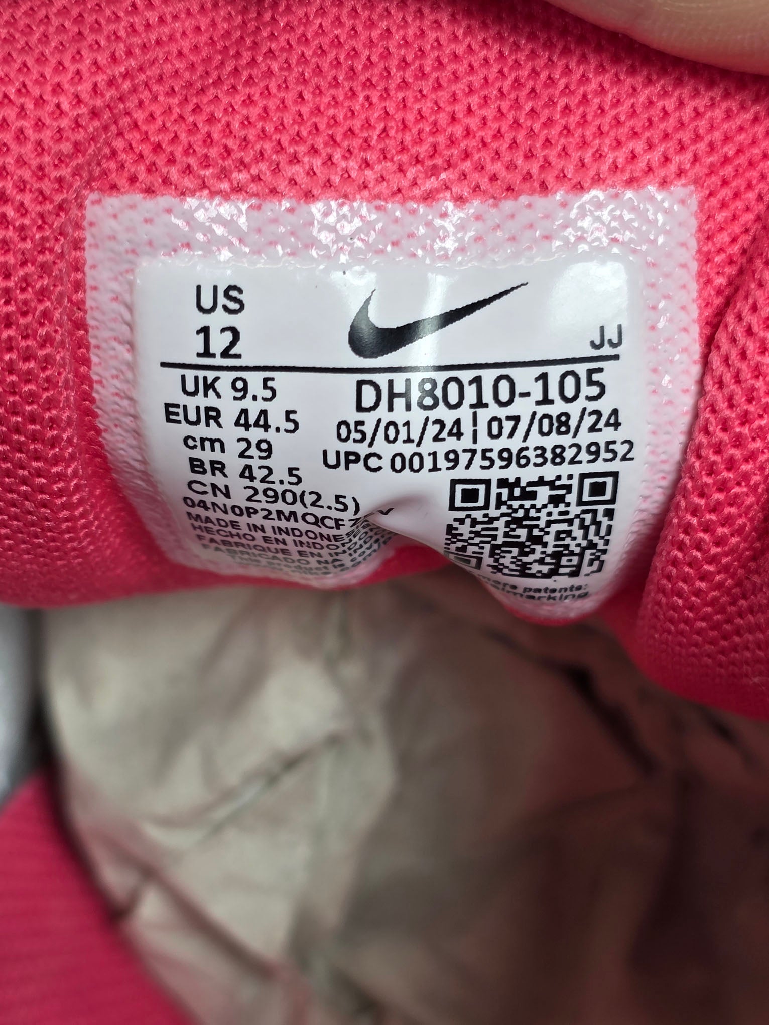 Nike Air Max 90 Aster Pink maat 44,5