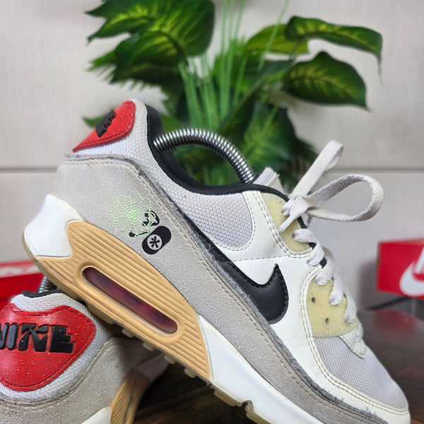 Nike Air Max 90 SE Swoosh Fiber White maat 42,5