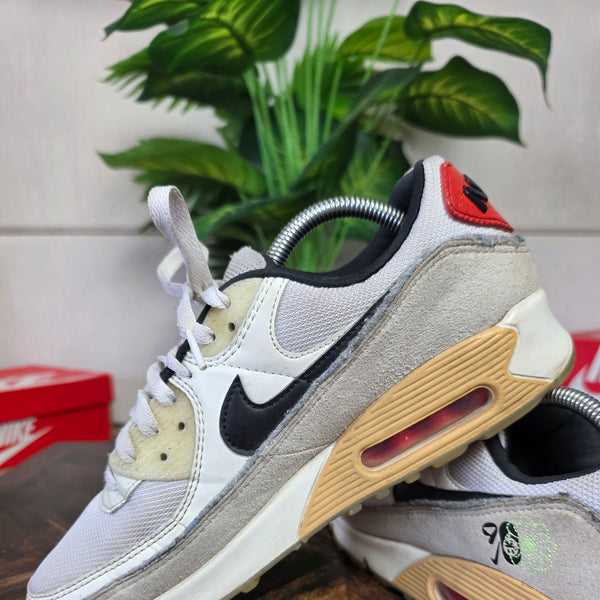 Nike Air Max 90 SE Swoosh Fiber White maat 42,5