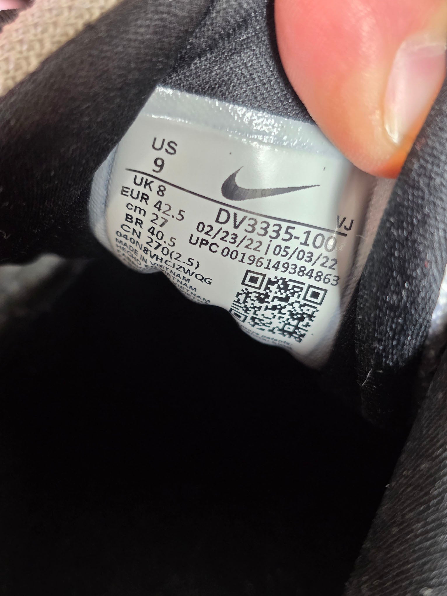 Nike Air Max 90 SE Swoosh Fiber White maat 42,5