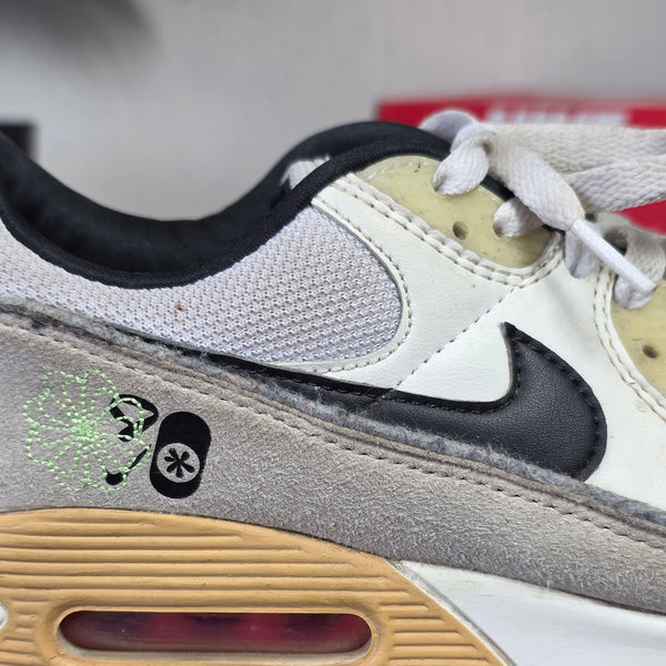 Nike Air Max 90 SE Swoosh Fiber White maat 42,5