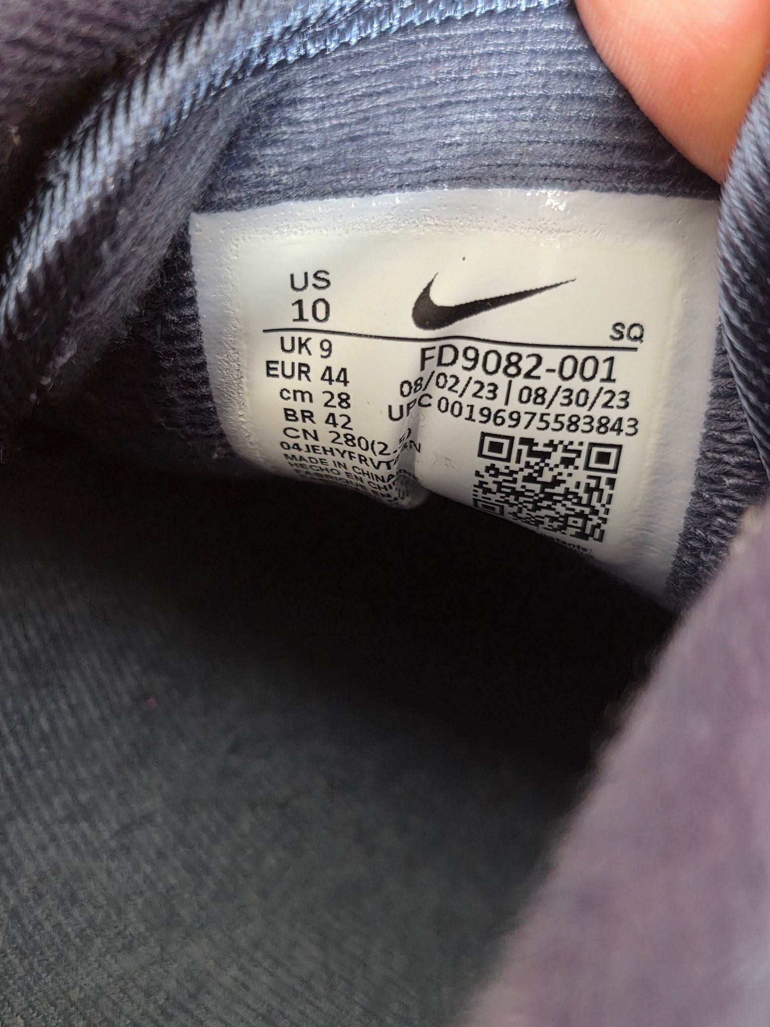 Nike Air Max 1 Thunder Blue maat 44