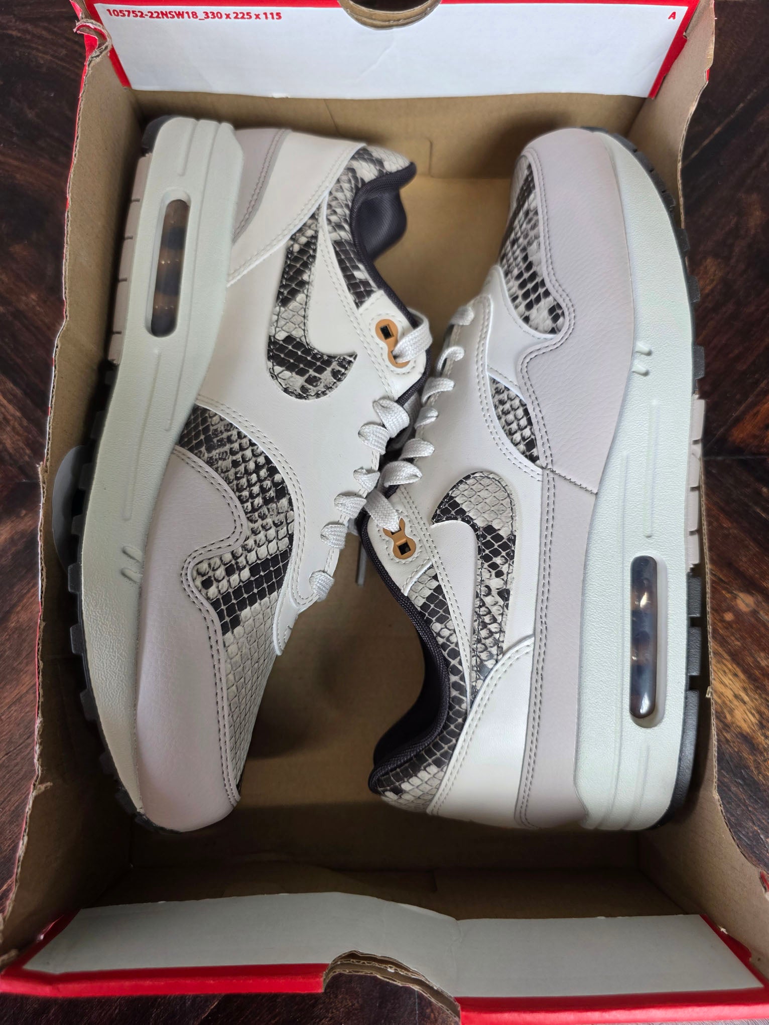 Nike Air Max 1 '87 Snakeskin maat 43
