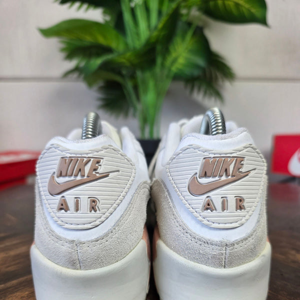 Nike Air Max 90 LTR GS White Rose Gold Beige maat 38,5