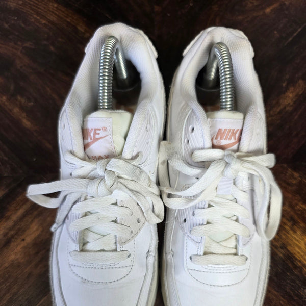 Nike Air Max 90 LTR GS White Rose Gold Beige maat 38,5