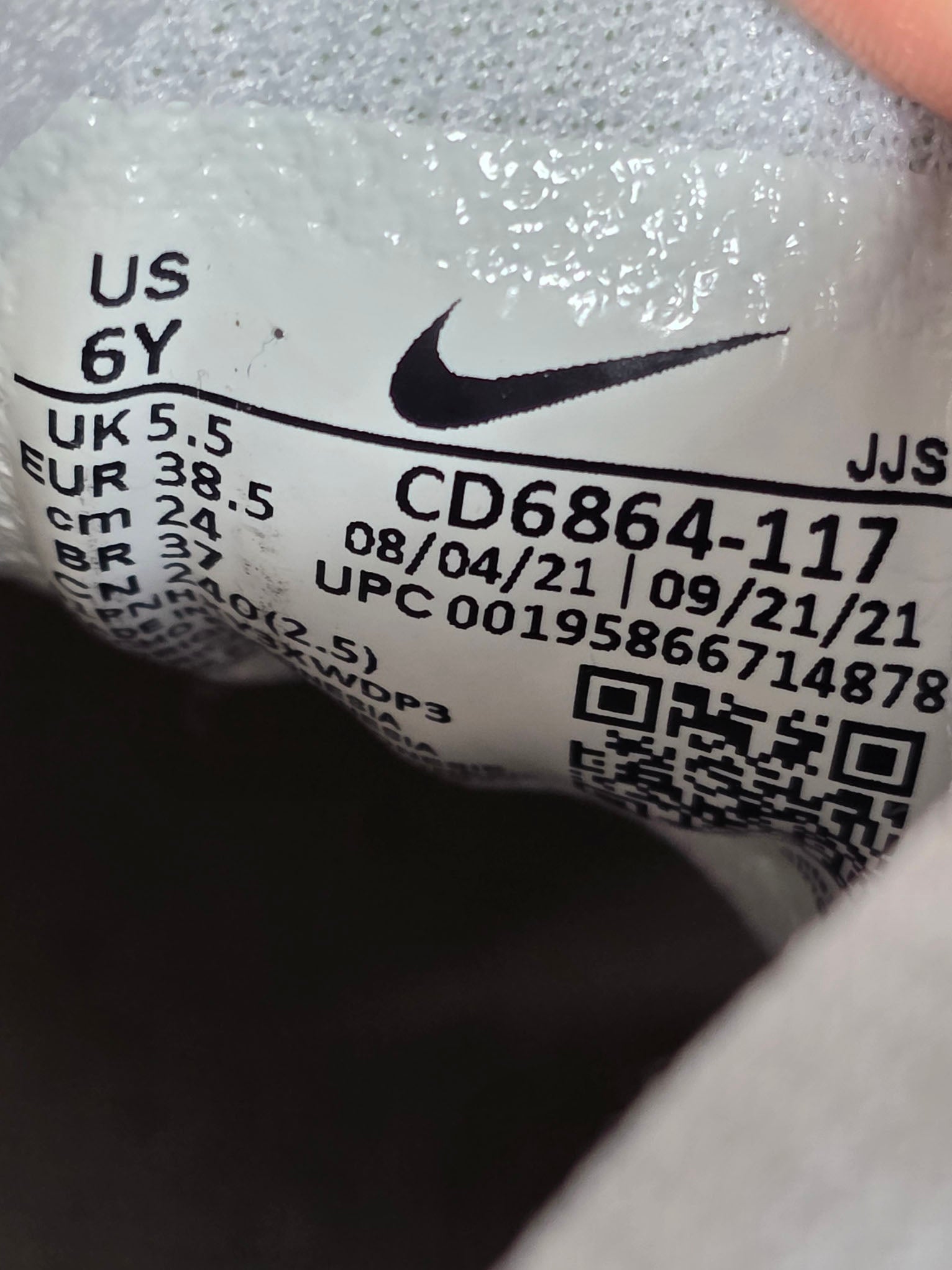 Nike Air Max 90 LTR GS White Rose Gold Beige maat 38,5