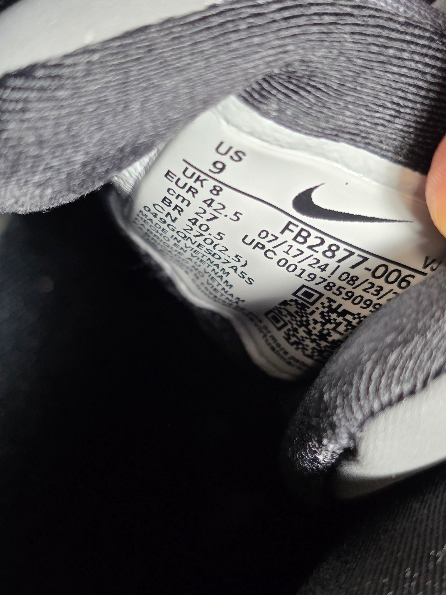 Nike Air Max 90 Drift Anthracite Obsidian maat 42,5