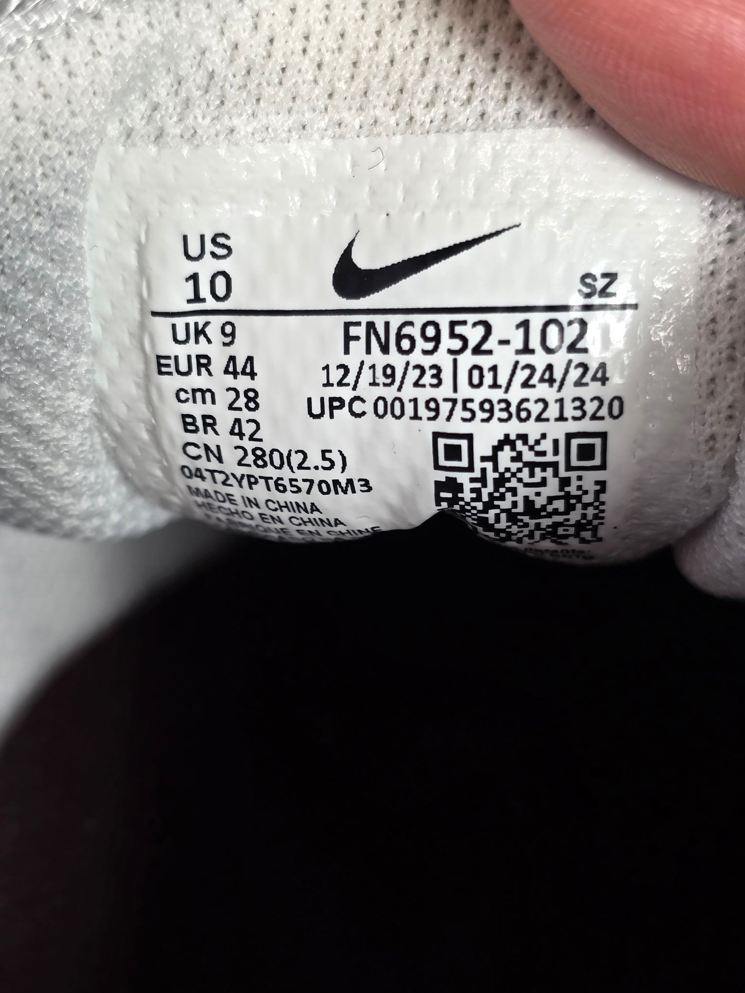 Nike Air Max 1 Burgundy Crush maat 44
