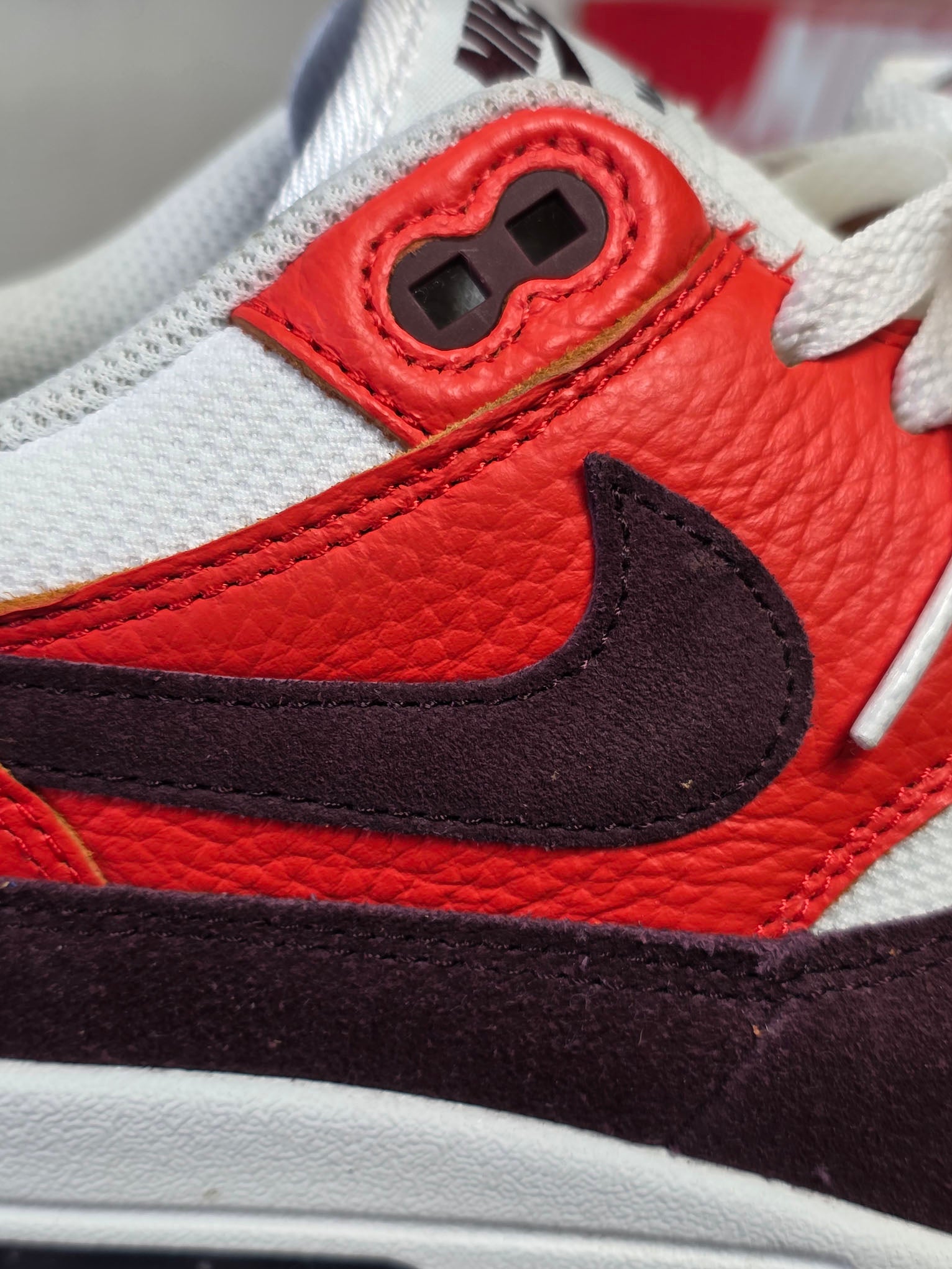 Nike Air Max 1 Burgundy Crush maat 44