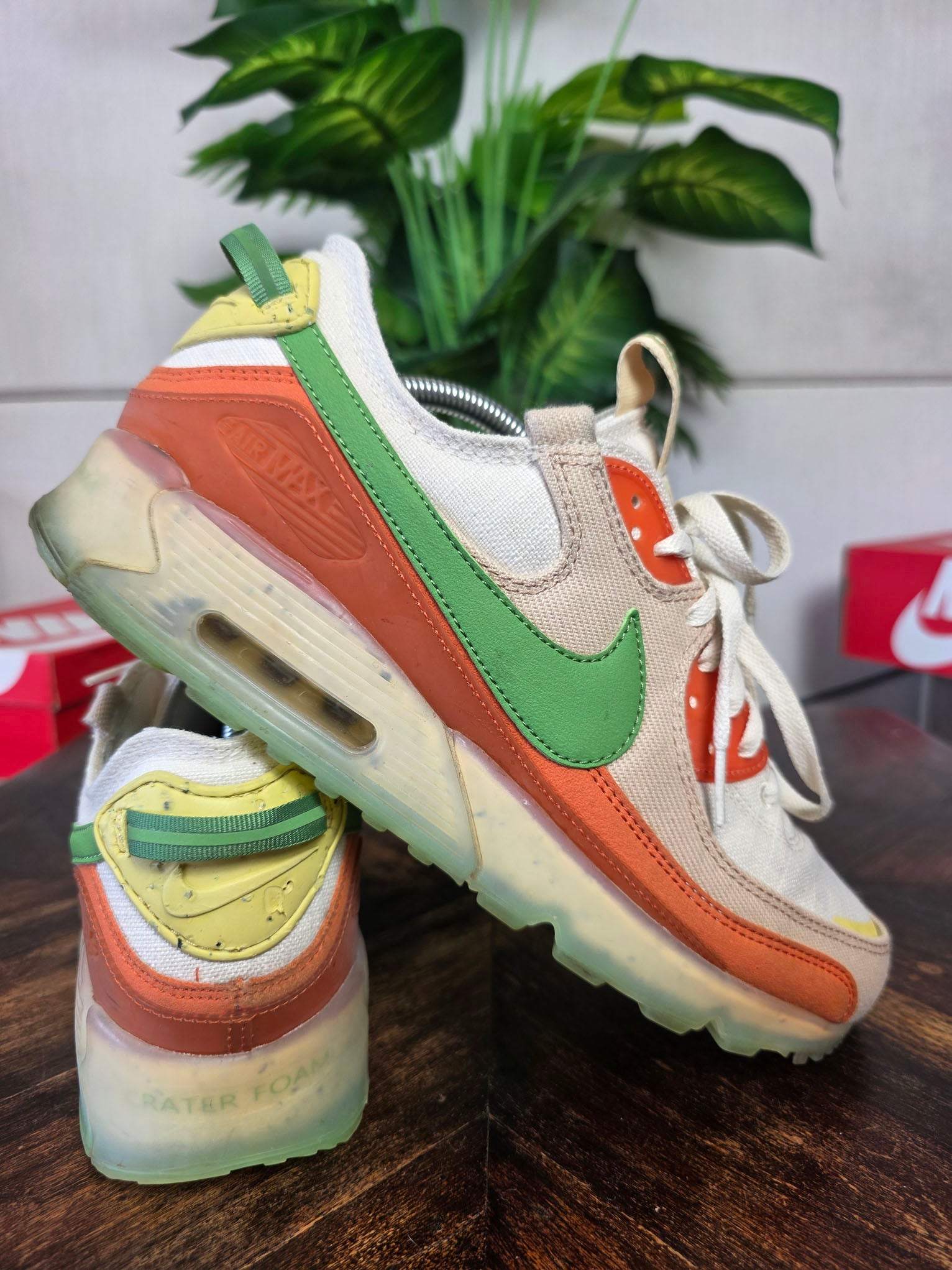 Nike Air Max 90 Terrascape Tan Orange Green maat 44,5