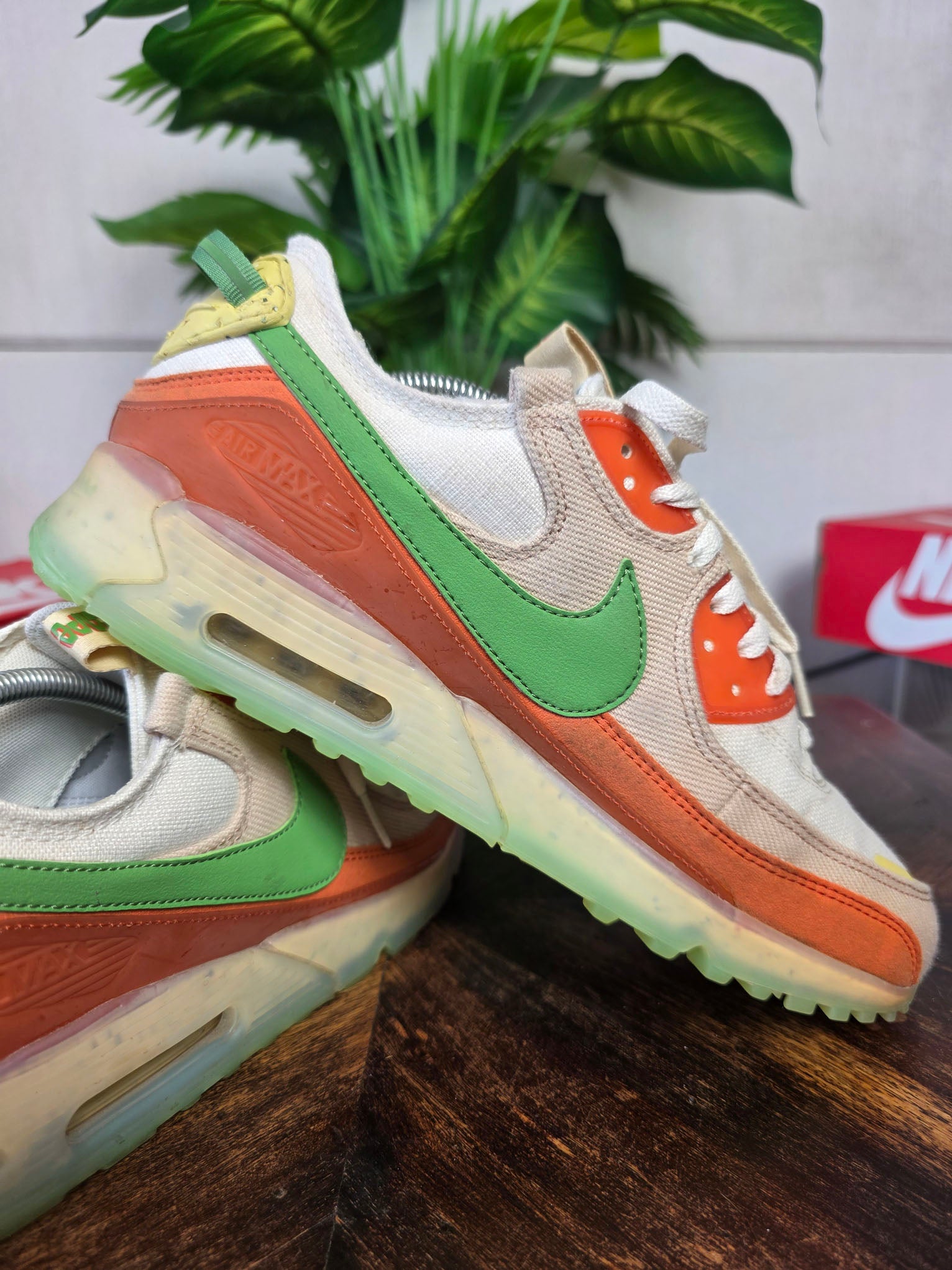 Nike Air Max 90 Terrascape Tan Orange Green maat 44,5